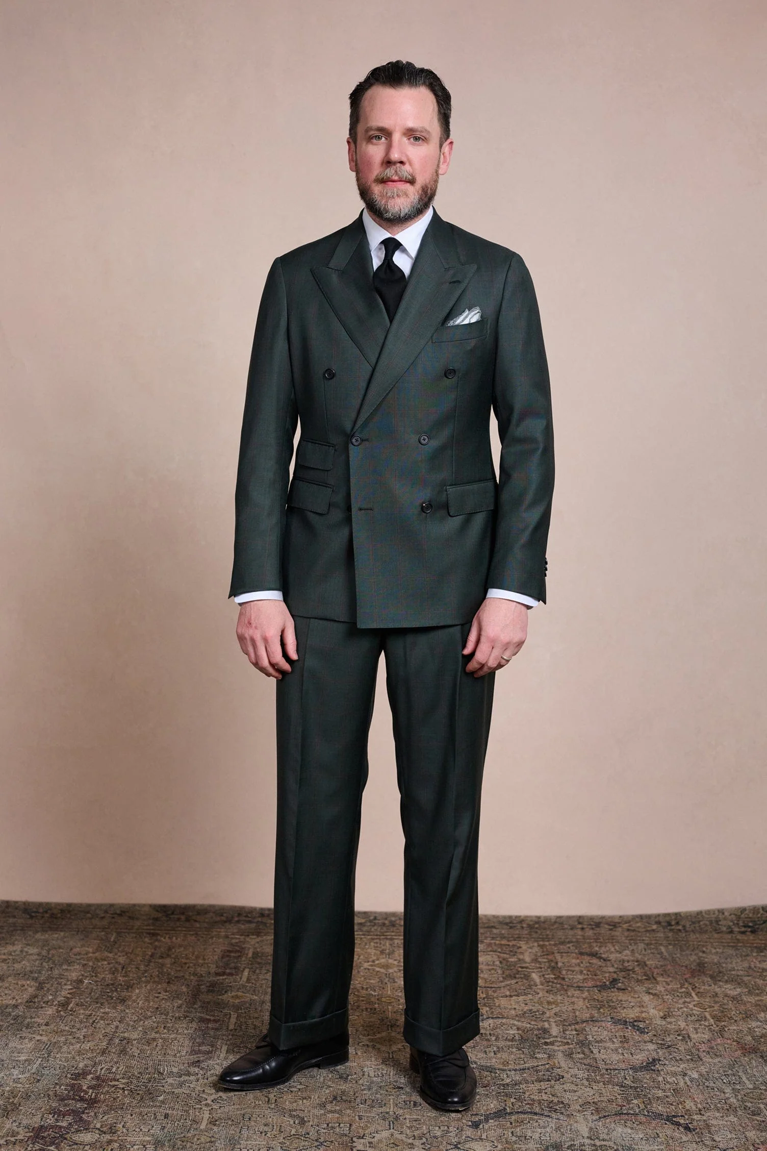 4-Season Windowpane Suit - Image 2