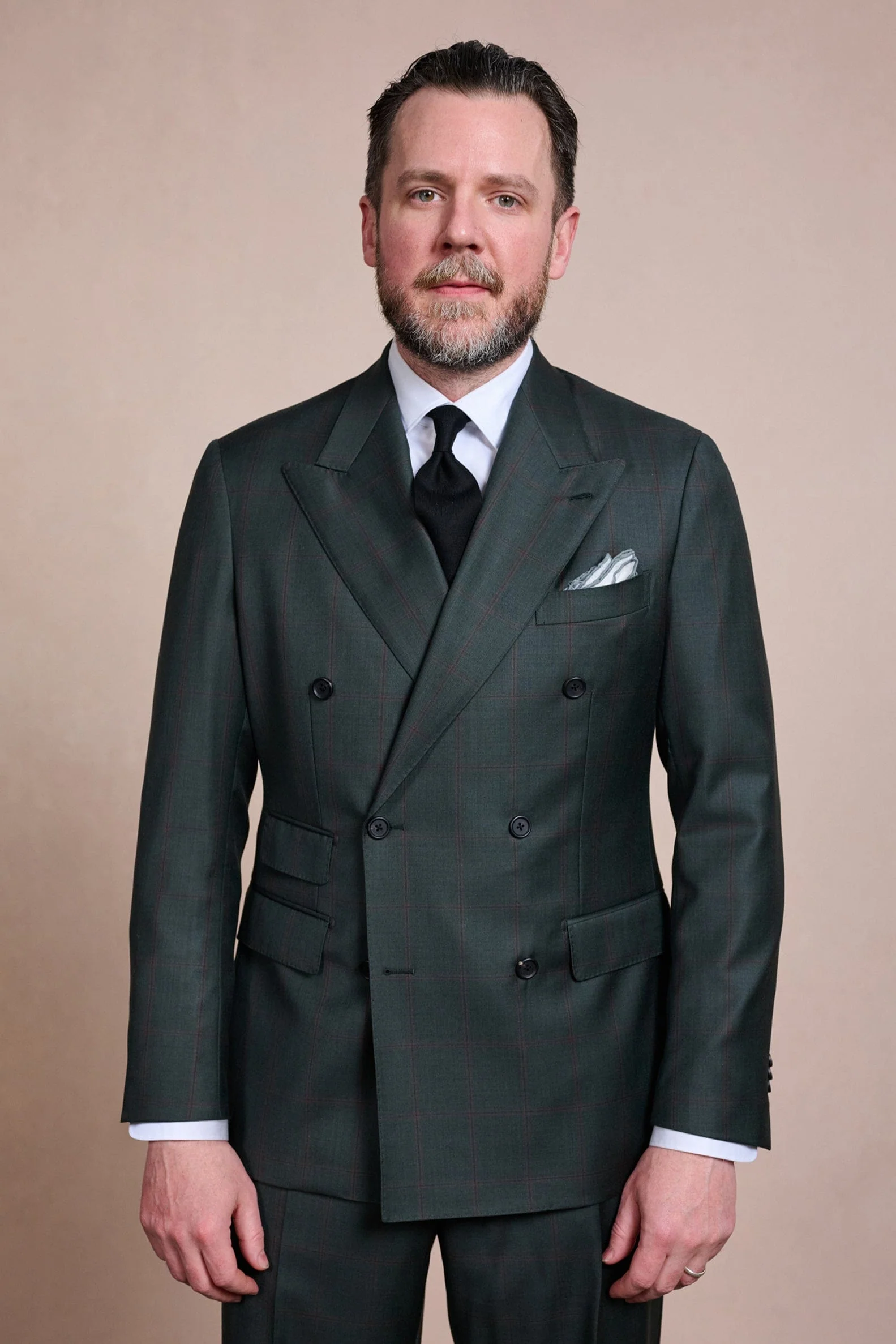 4-Season Windowpane Suit - Image 3