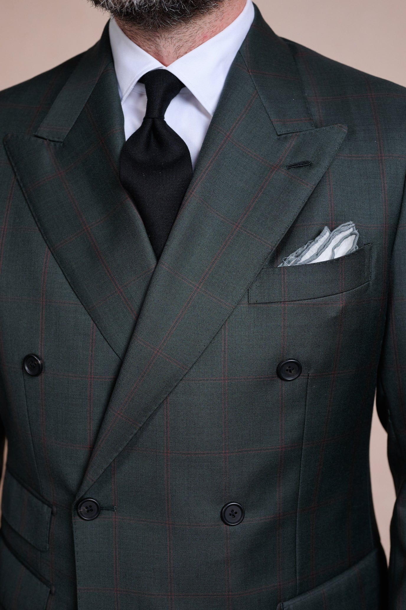 4-Season Windowpane Suit - Image 4