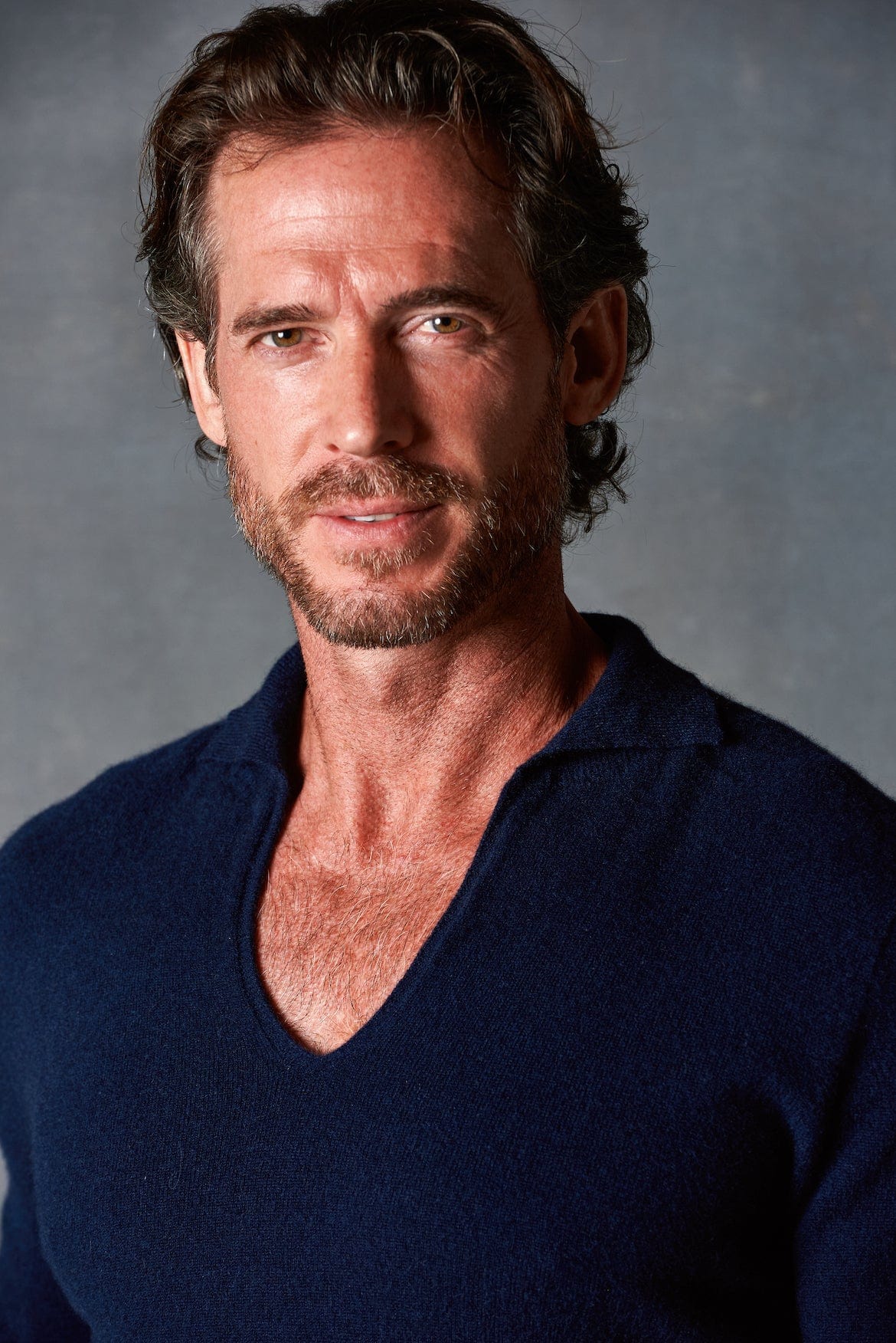 Myles Cashmere Long-Sleeve Polo - Image 20