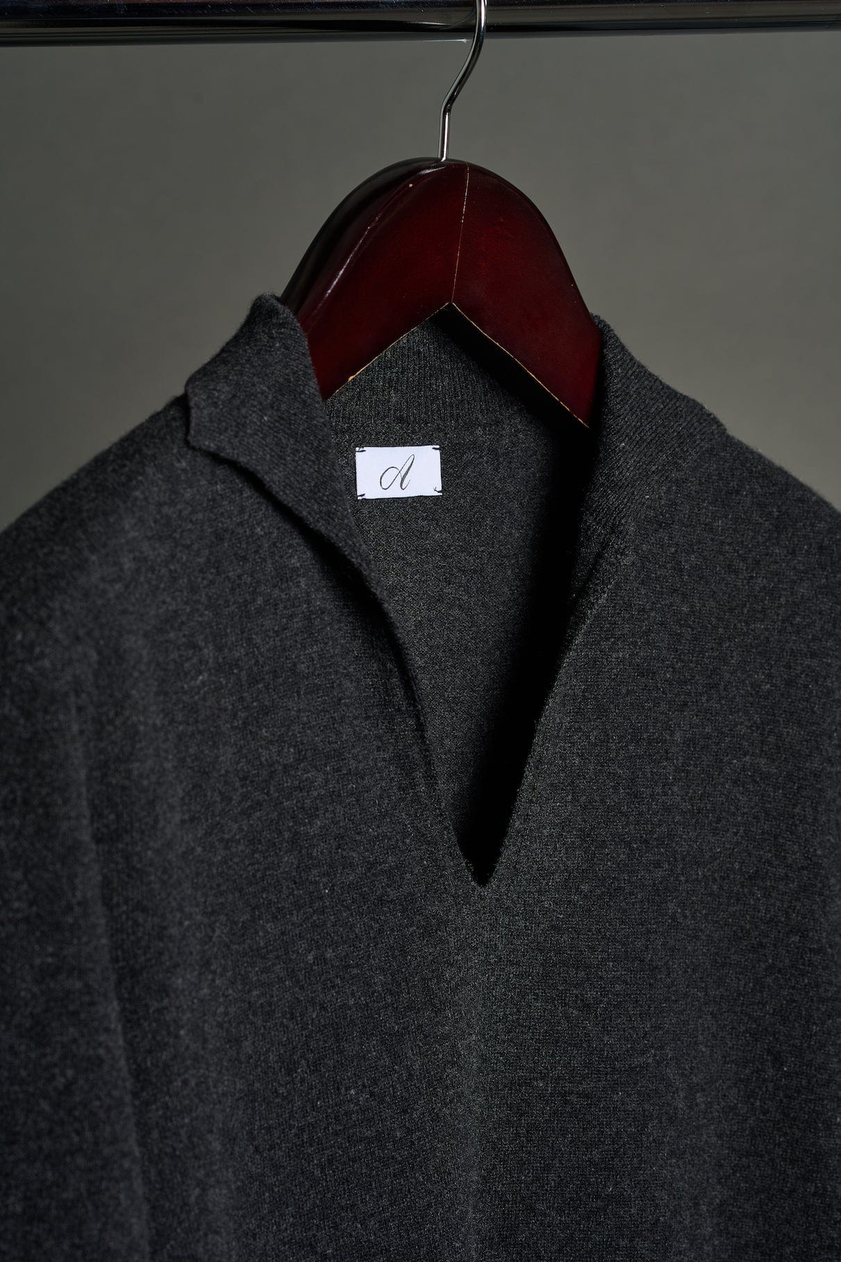 Myles Cashmere Long-Sleeve Polo - Image 6