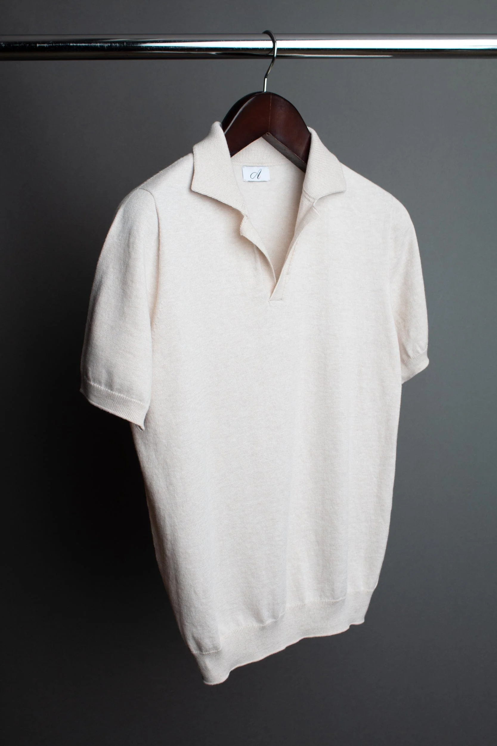 Rocky V-Neck Cotton Polo - Image 10