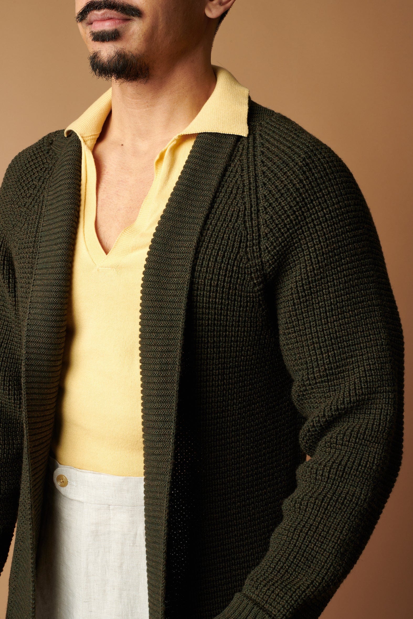 Rocky V-Neck Cotton Polo - Image 17