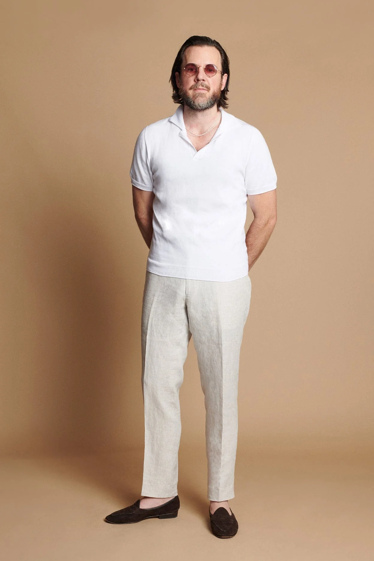 Rocky V-Neck Cotton Polo - Image 4
