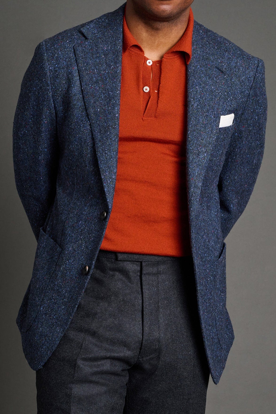 Johnny Fine Merino Long-Sleeve Polo - Image 16