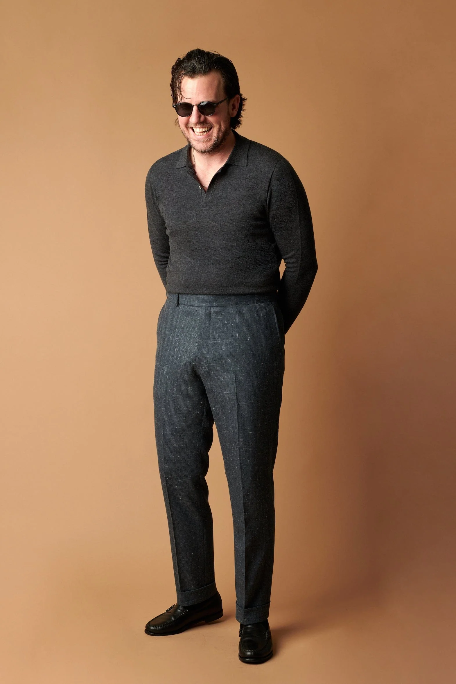 Johnny Fine Merino Long-Sleeve Polo - Image 26