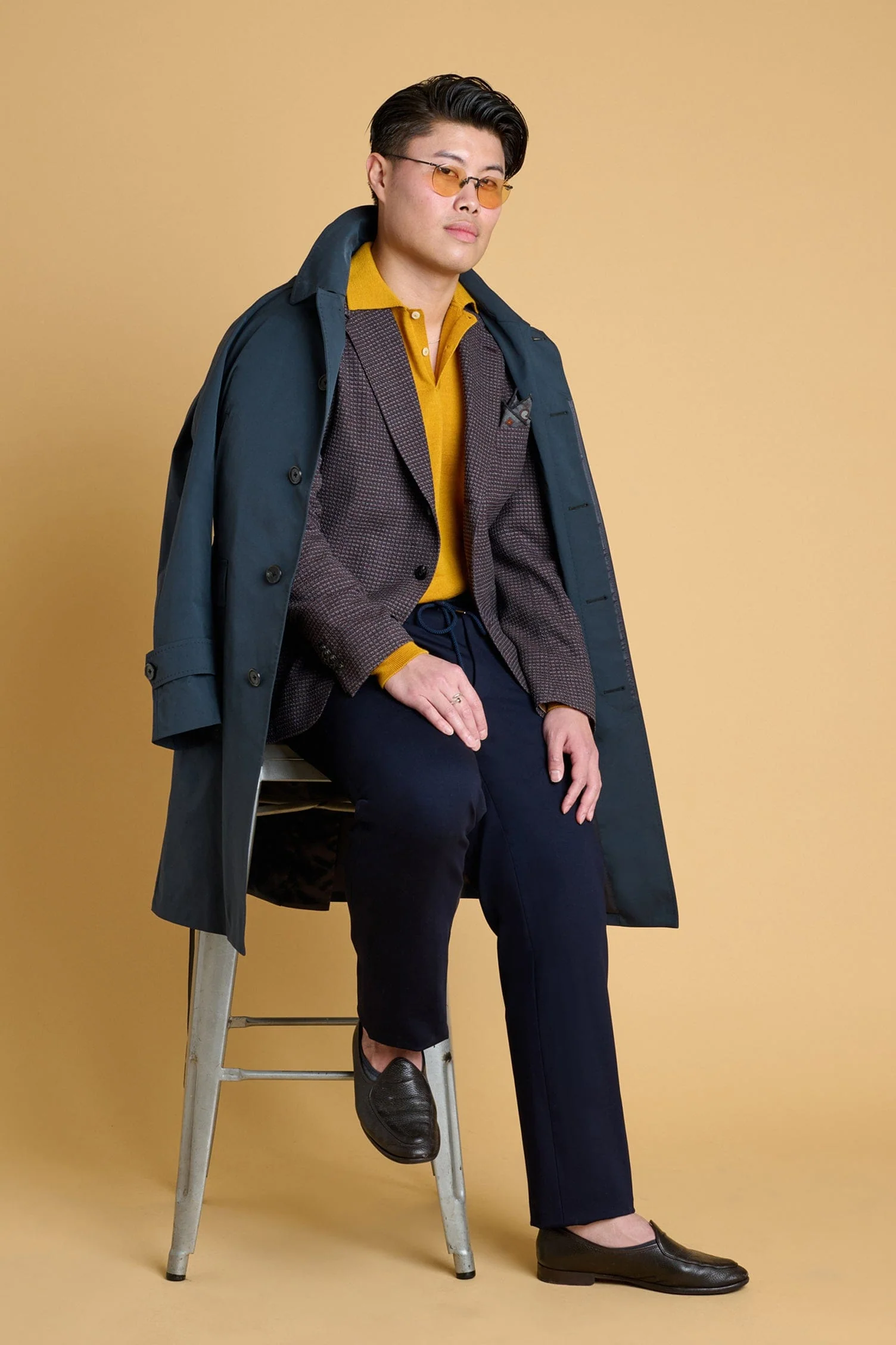Johnny Fine Merino Long-Sleeve Polo - Image 29