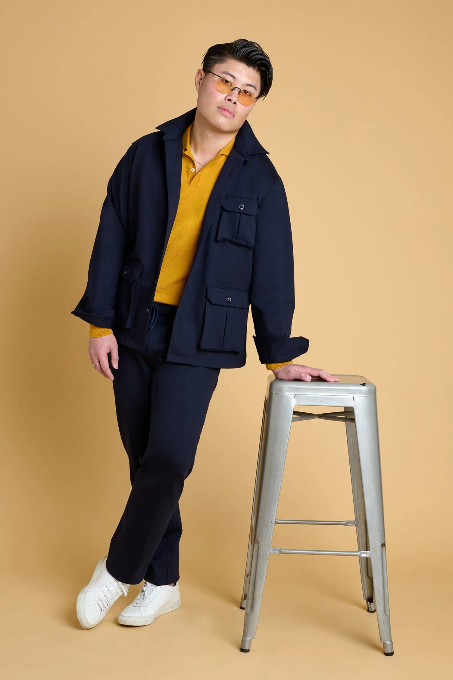 Johnny Fine Merino Long-Sleeve Polo - Image 31