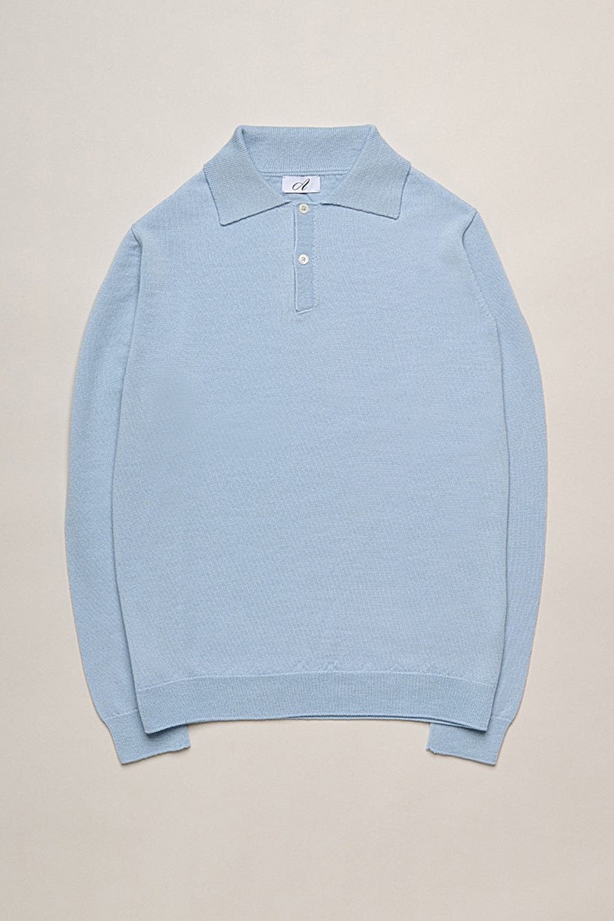 Johnny Fine Merino Long-Sleeve Polo - Image 32