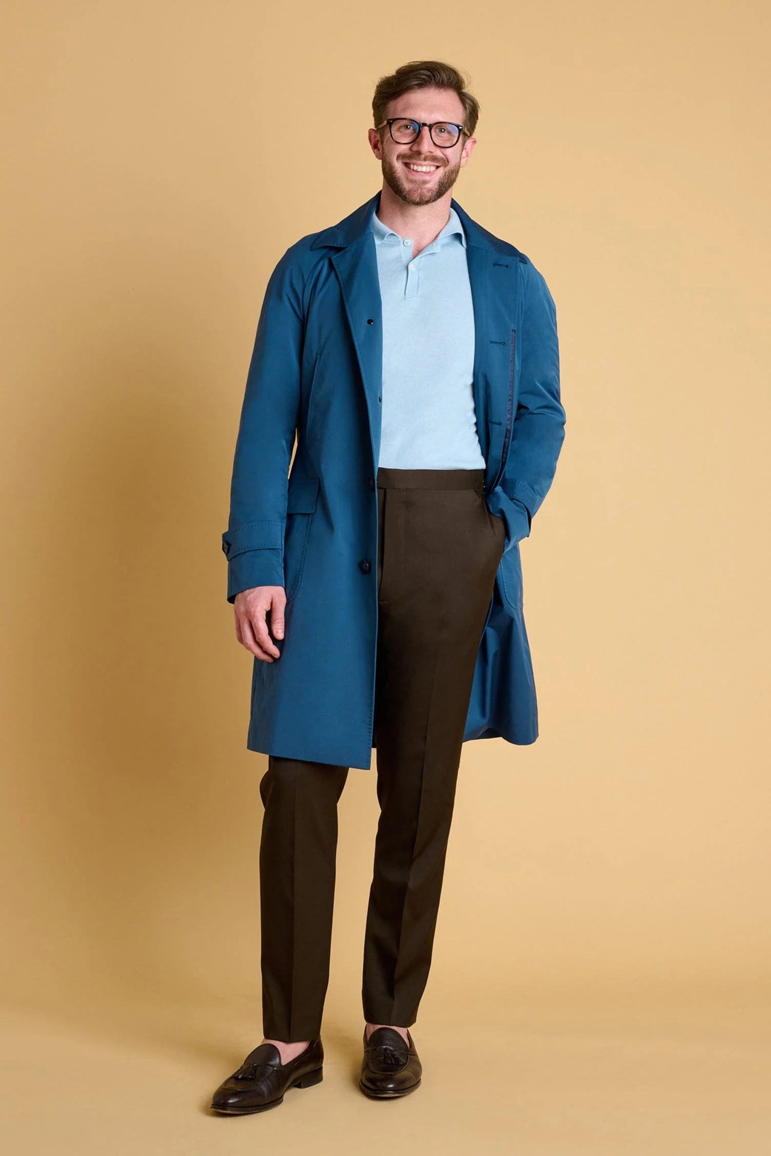Johnny Fine Merino Long-Sleeve Polo - Image 34