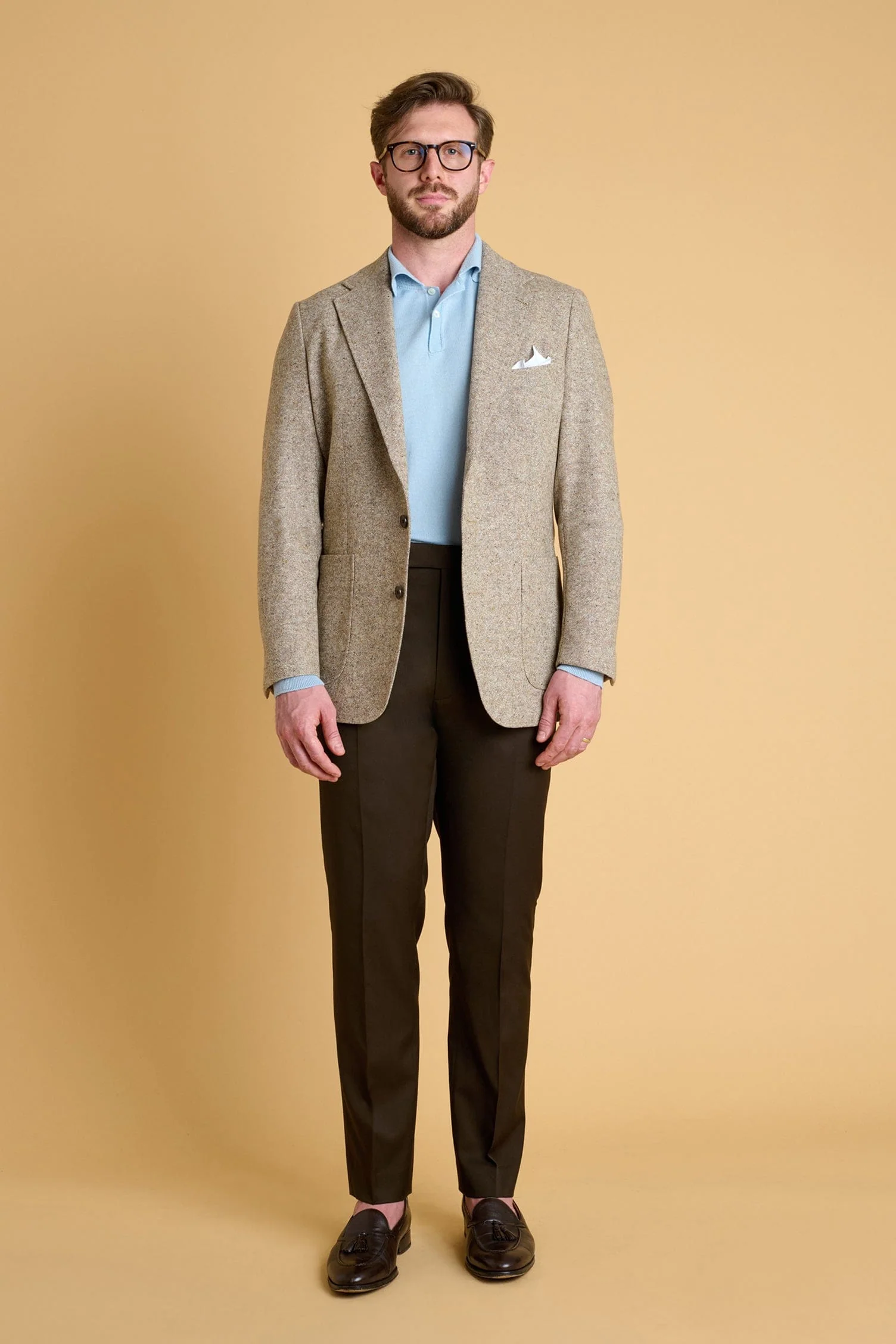 Johnny Fine Merino Long-Sleeve Polo - Image 36