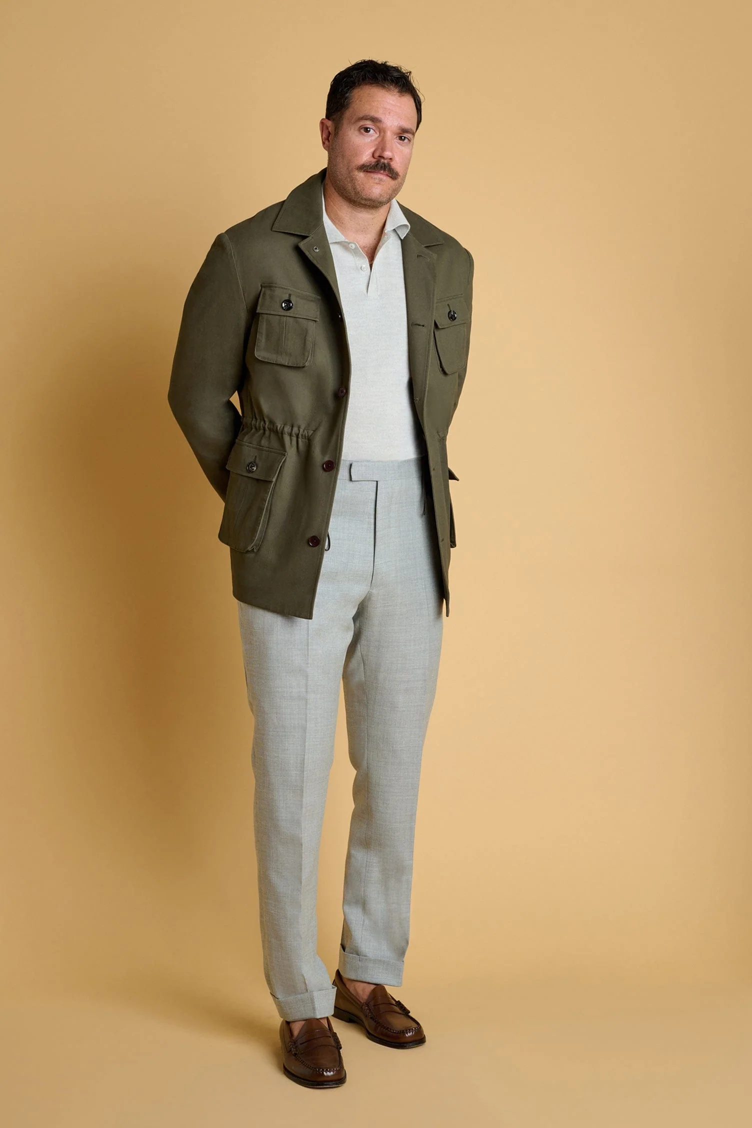 Johnny Fine Merino Long-Sleeve Polo - Image 39