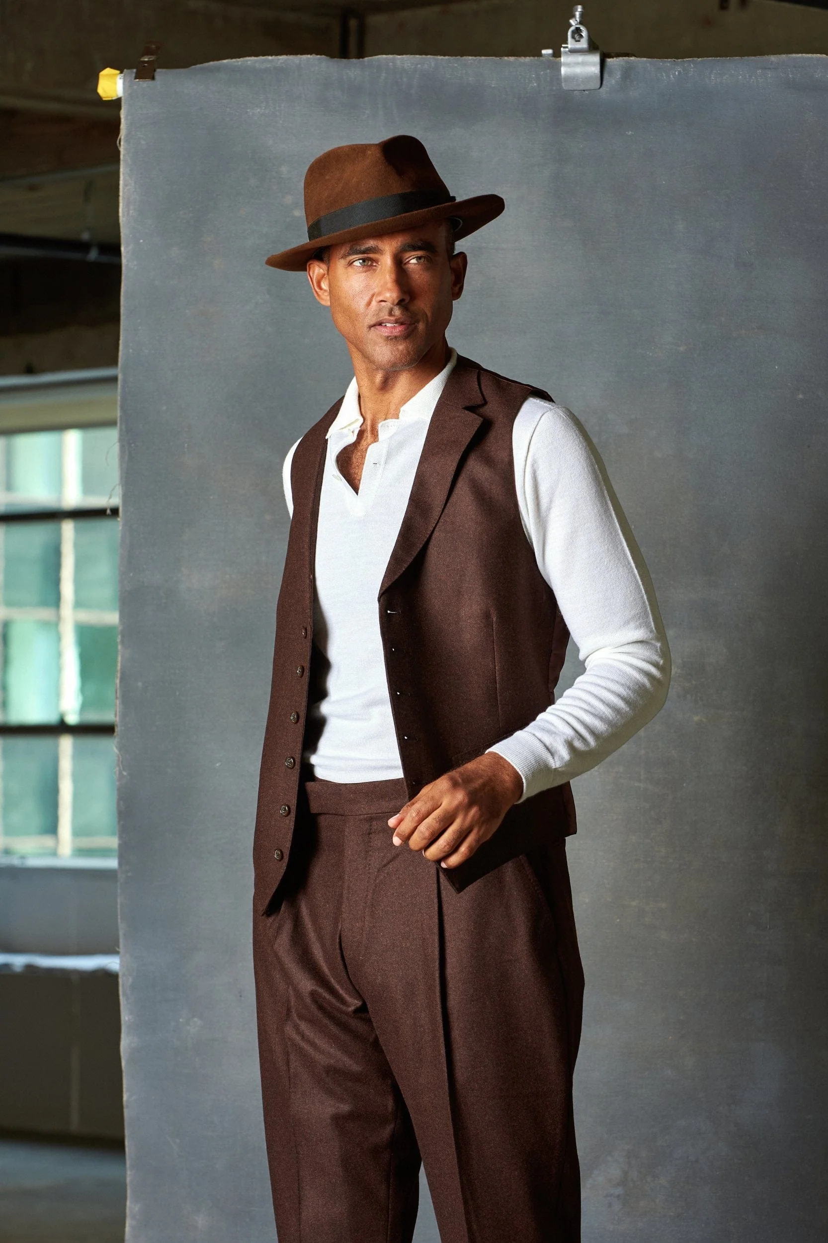 Johnny Fine Merino Long-Sleeve Polo - Image 4