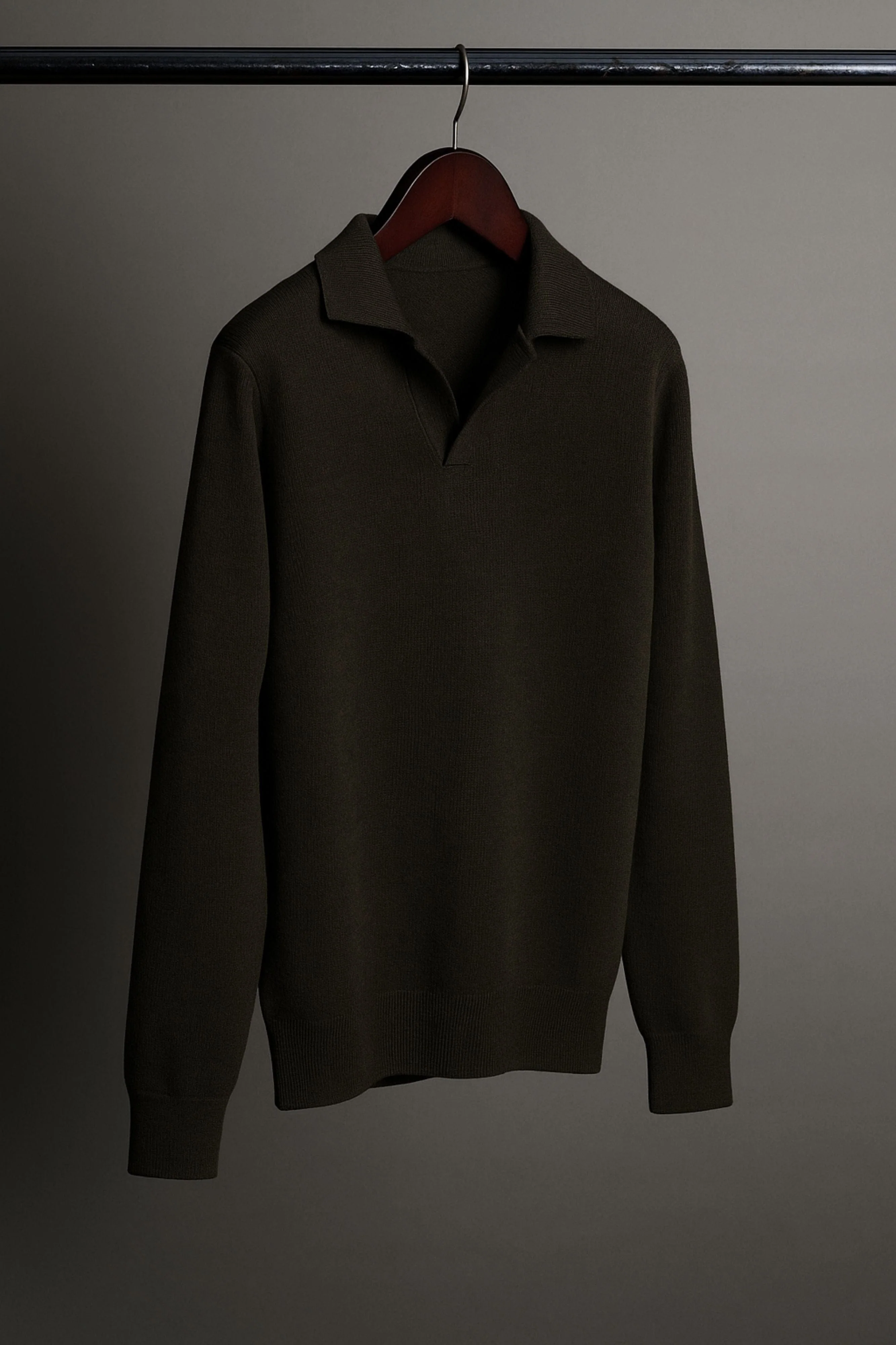 Johnny Fine Merino Long-Sleeve Polo - Image 54