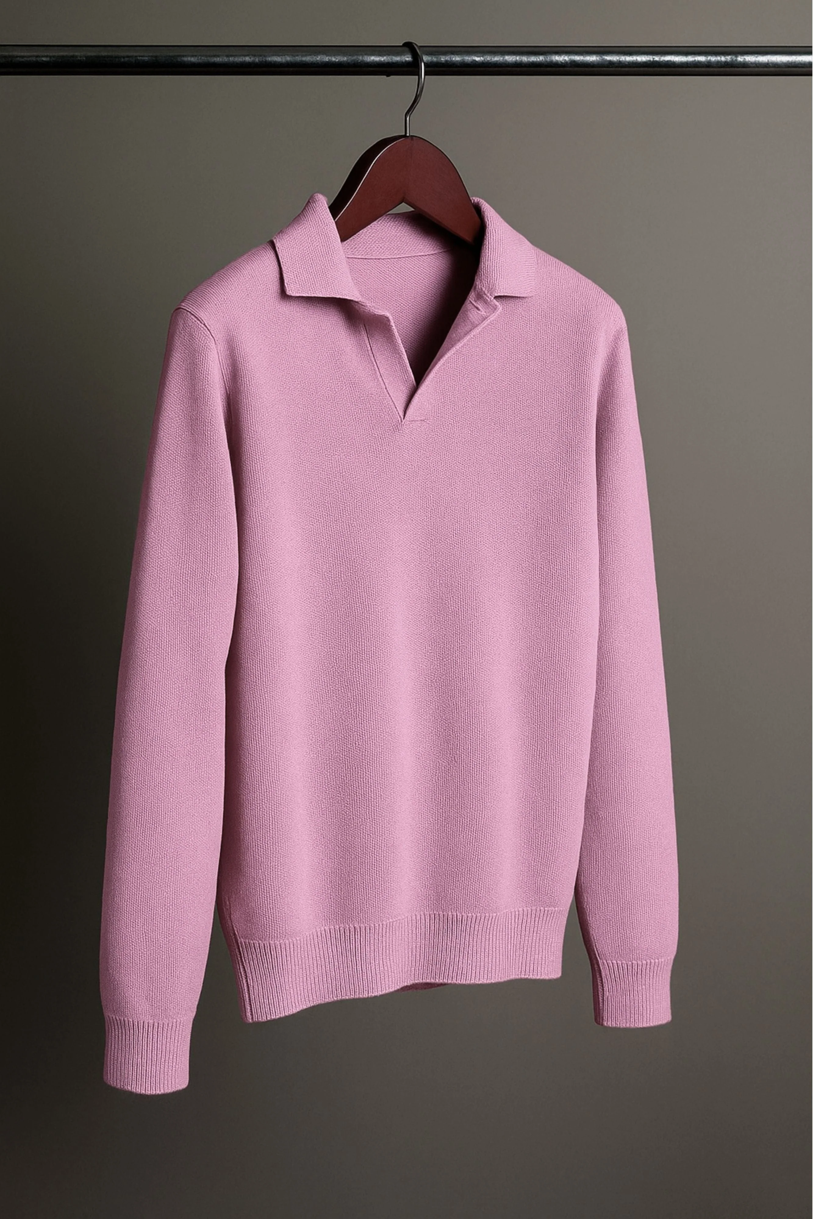 Johnny Fine Merino Long-Sleeve Polo - Image 55