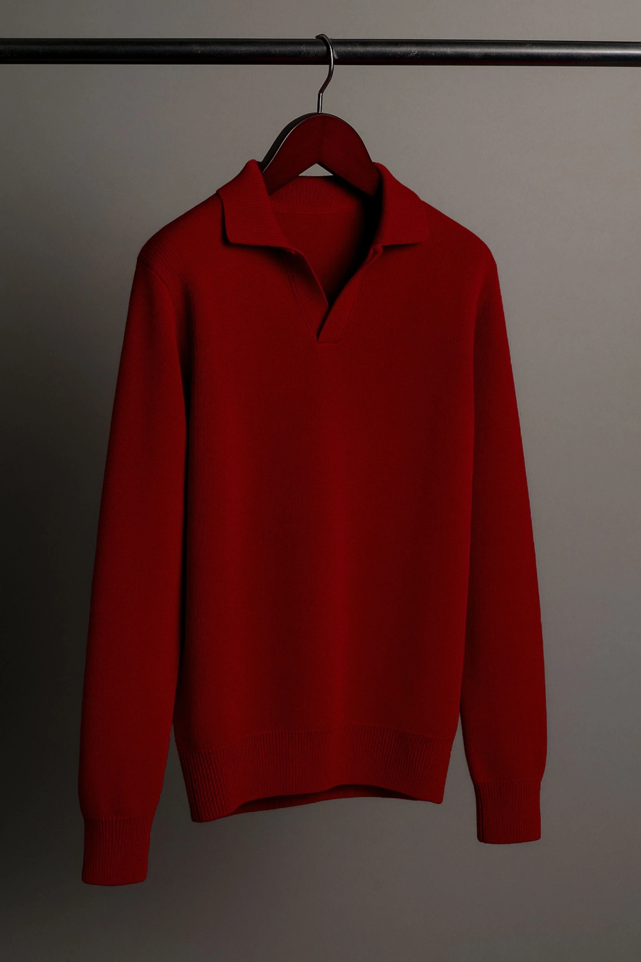 Johnny Fine Merino Long-Sleeve Polo - Image 56