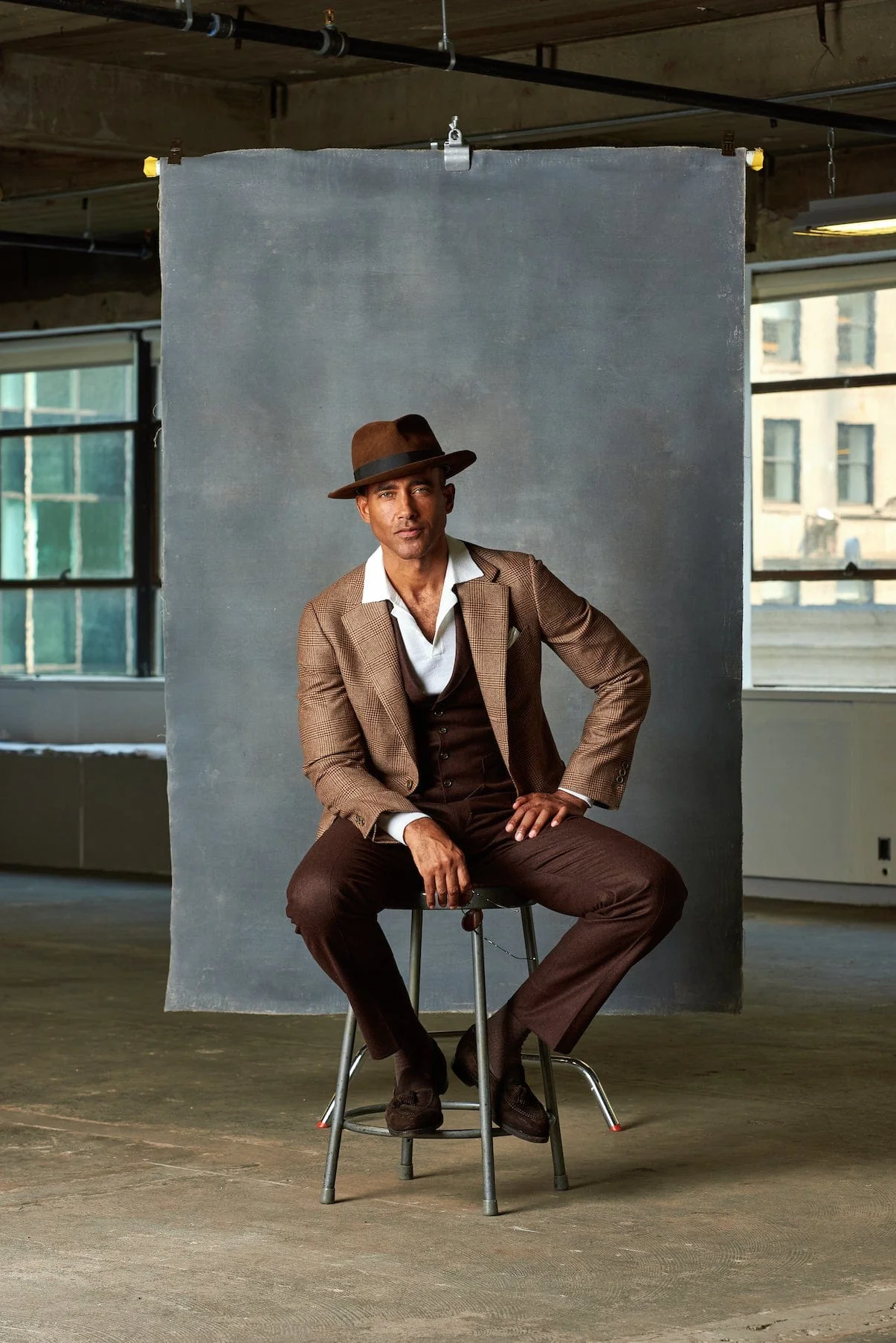 Johnny Fine Merino Long-Sleeve Polo - Image 7