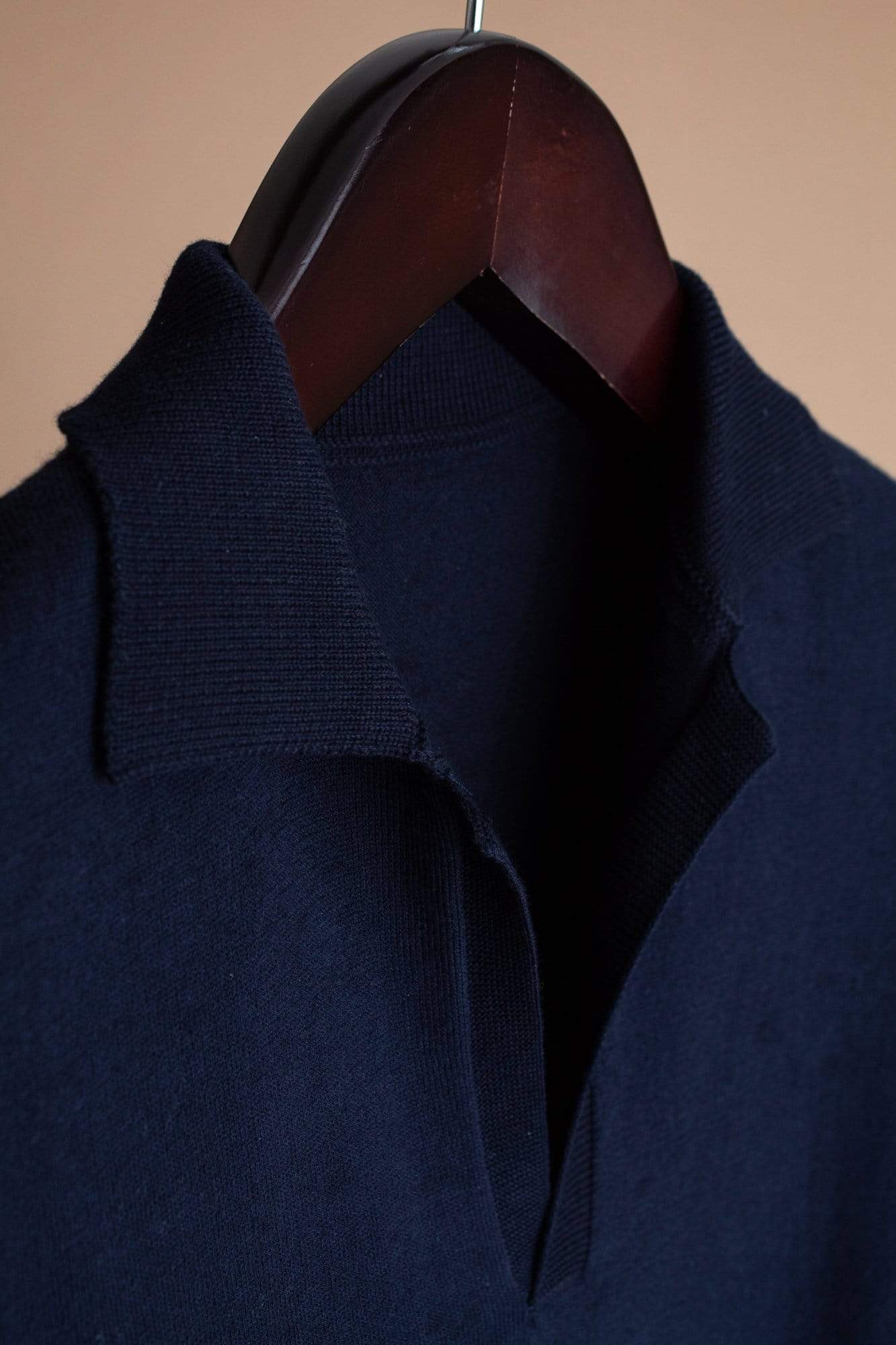 Richard Long-Sleeve Cotton V-Neck Polo - Image 16