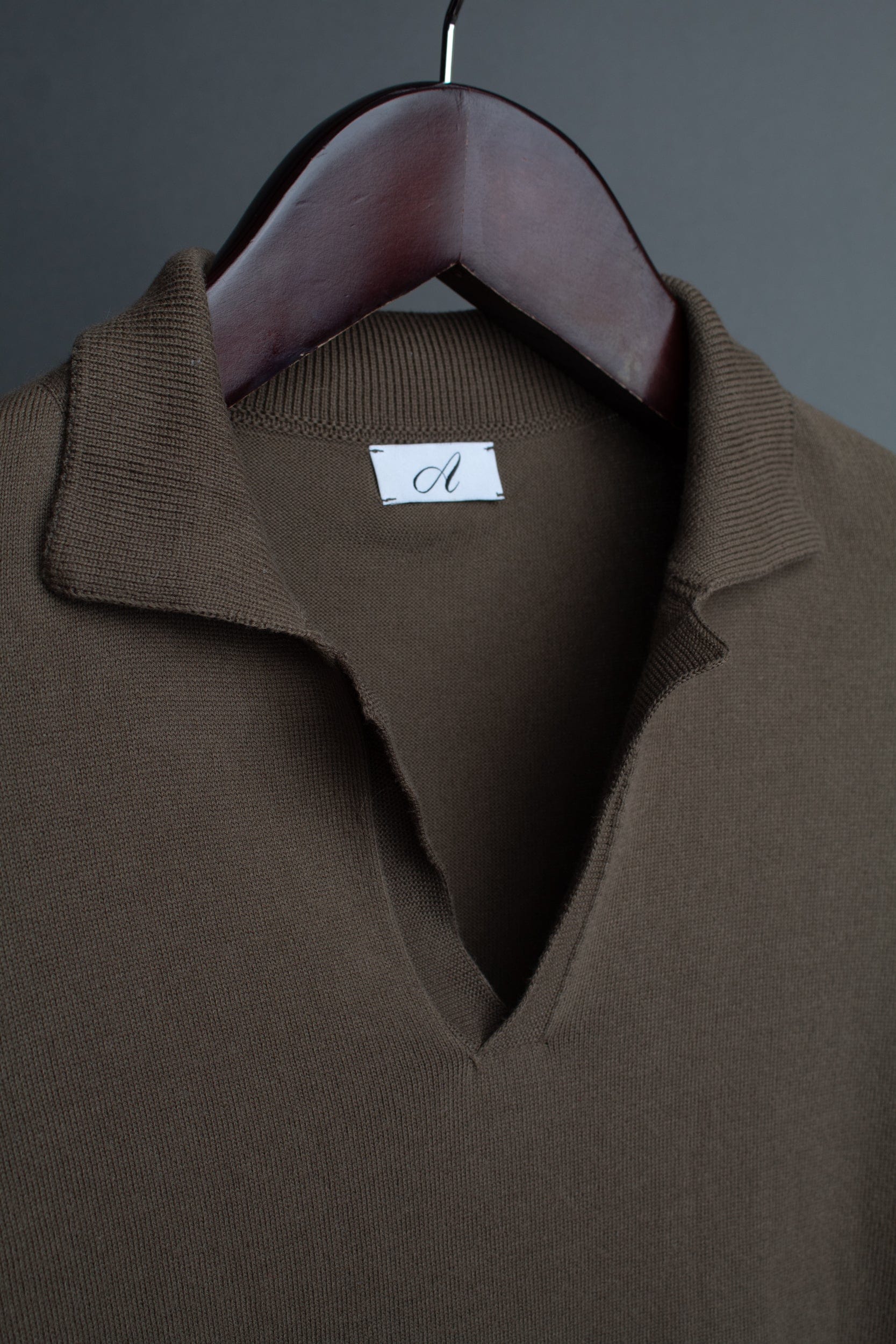 Richard Long-Sleeve Cotton V-Neck Polo - Image 21