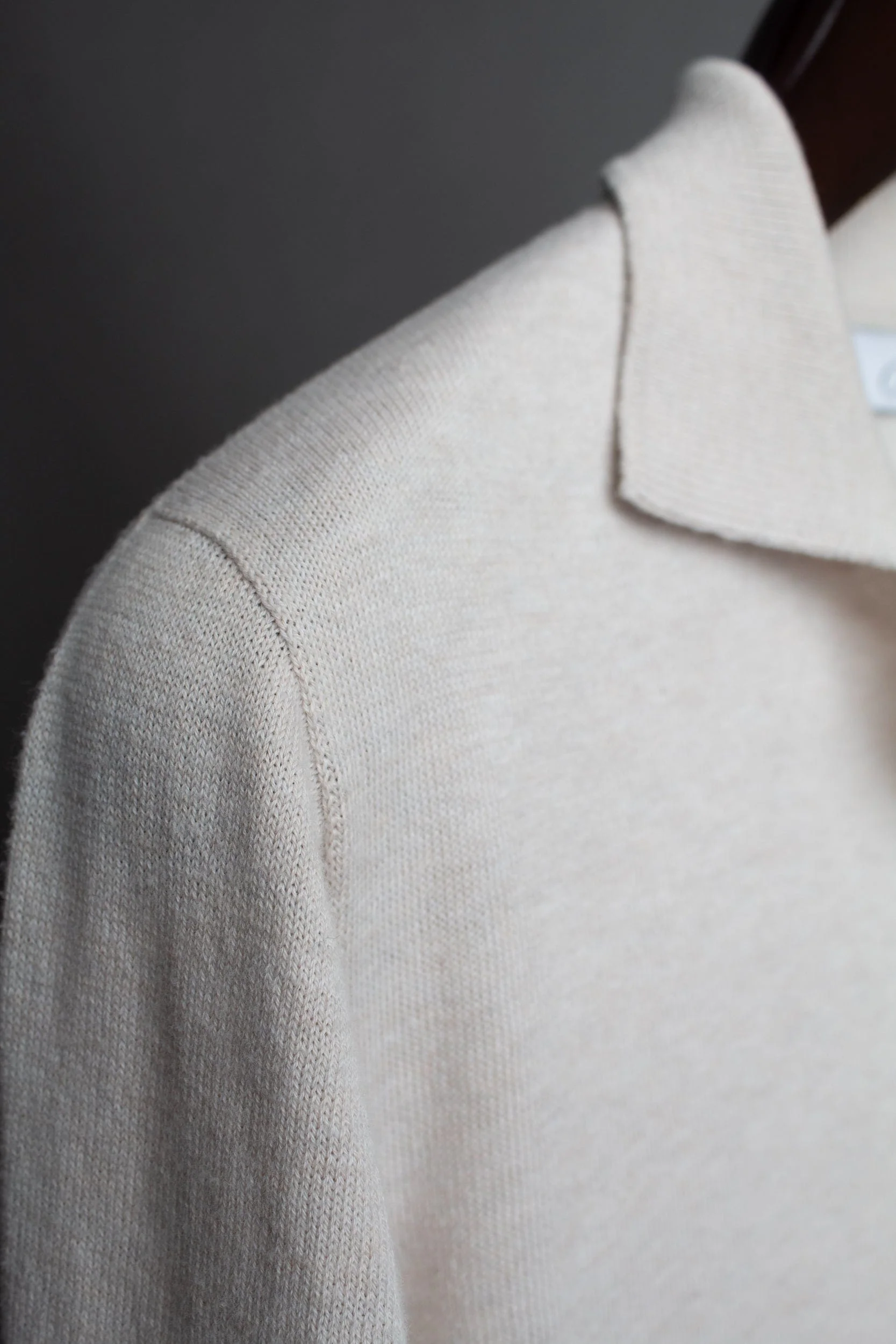 Richard Long-Sleeve Cotton V-Neck Polo - Image 25