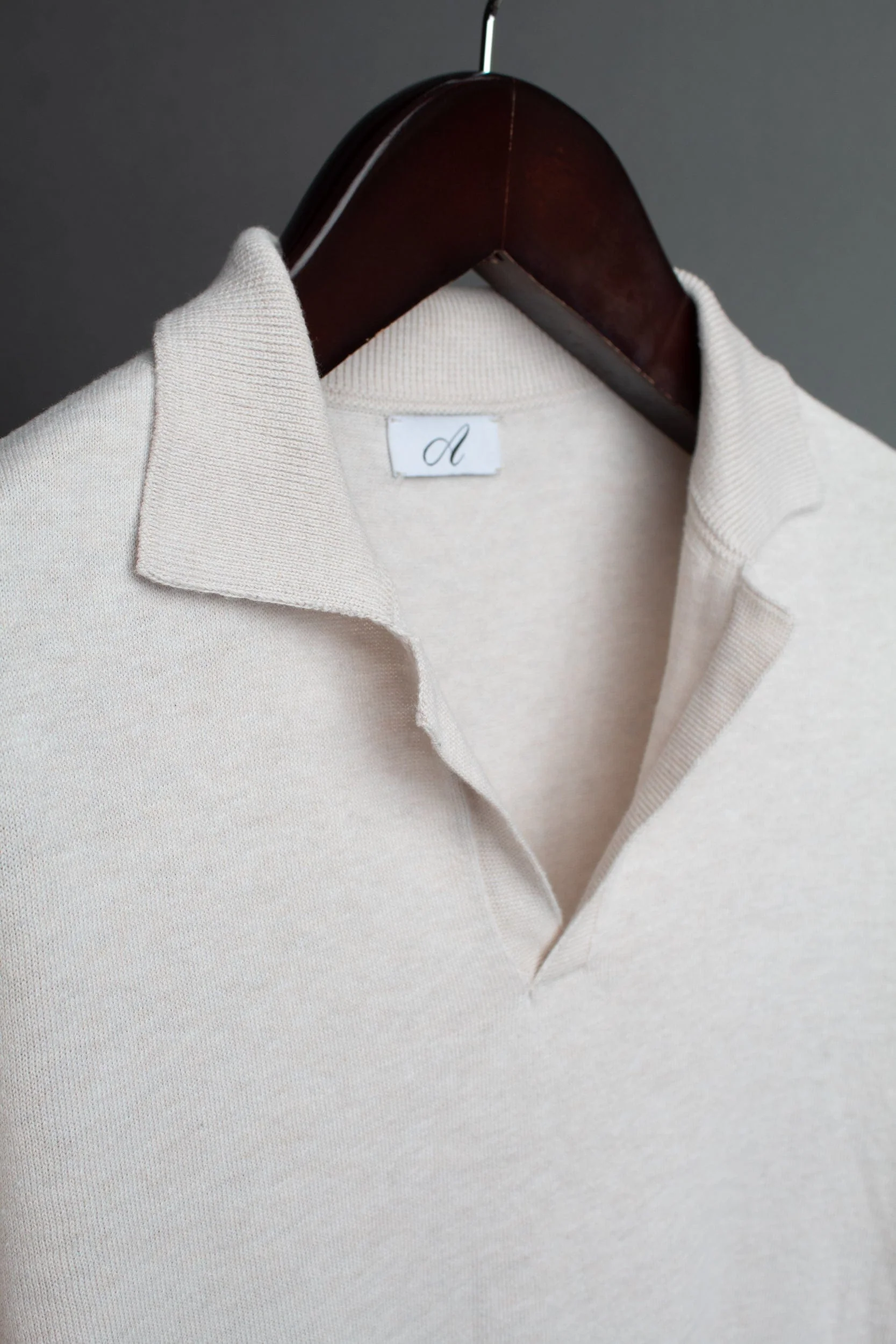Richard Long-Sleeve Cotton V-Neck Polo - Image 31