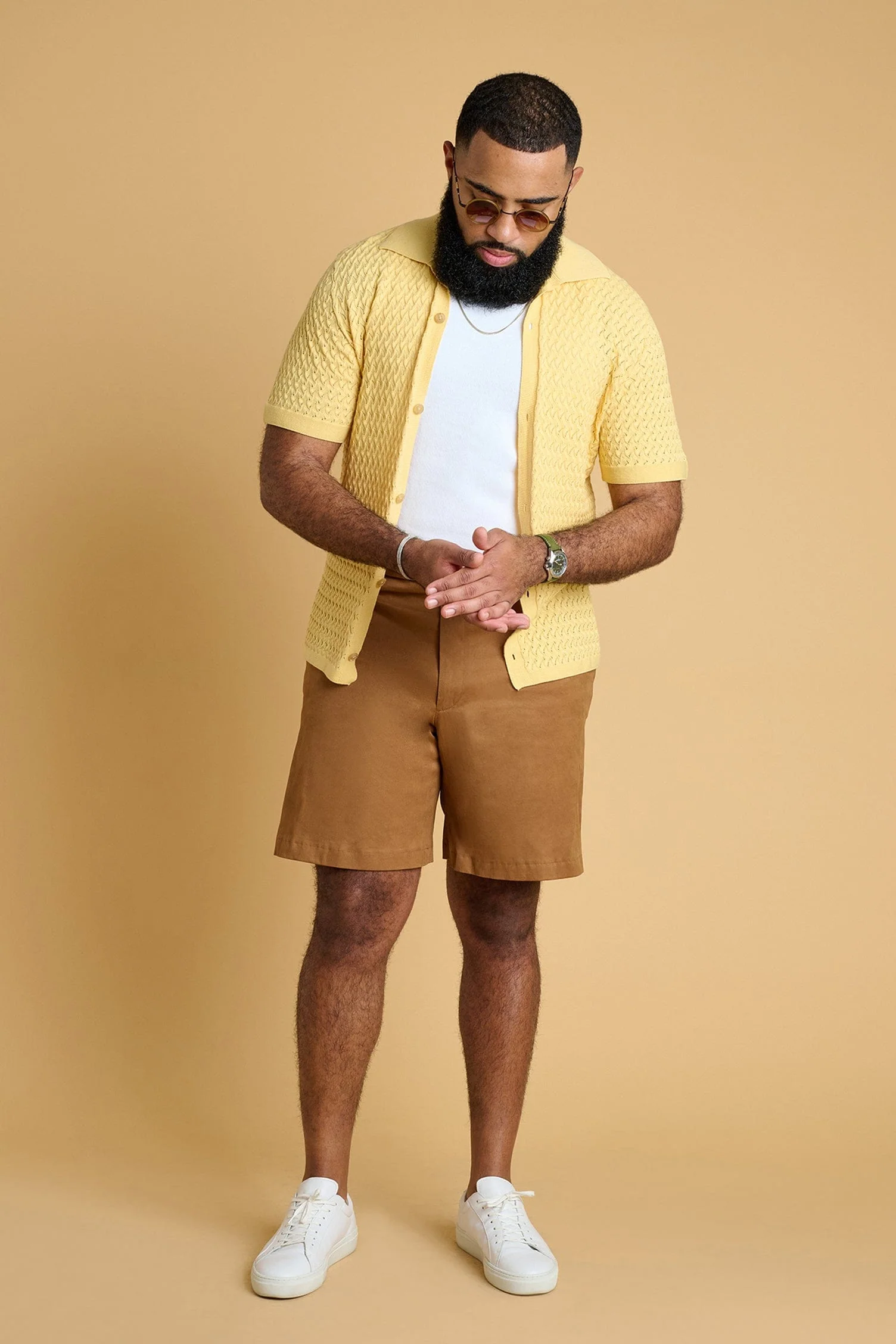 Ricardo Textured Cotton Button Polo - Image 16