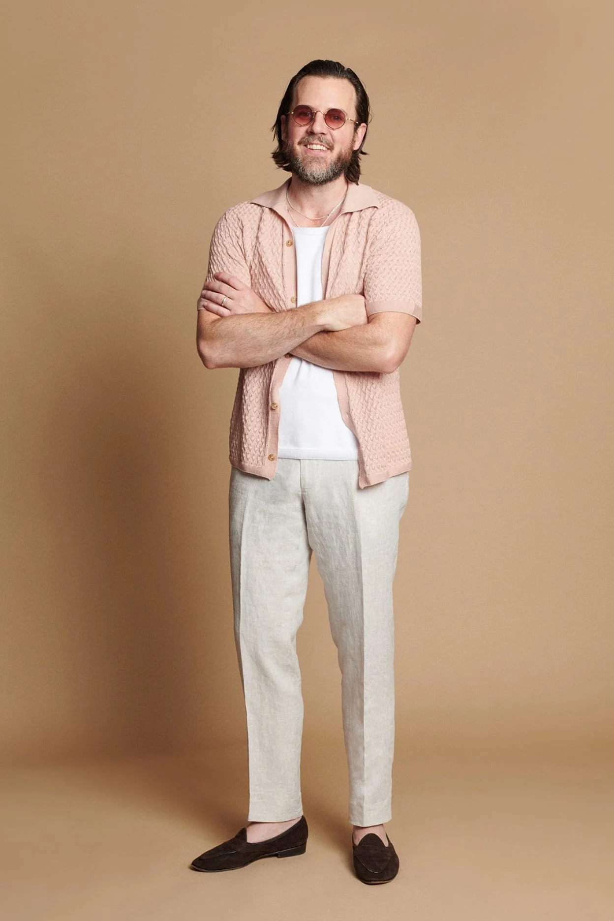 Ricardo Textured Cotton Button Polo - Image 24