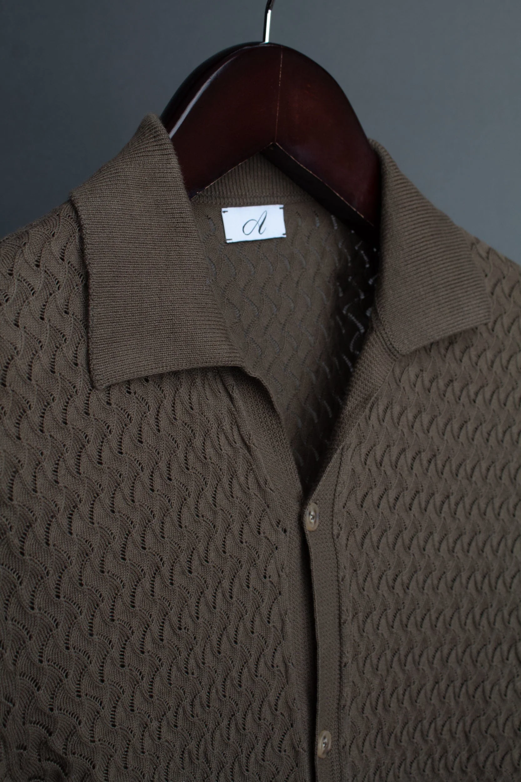 Ricardo Textured Cotton Button Polo - Image 33