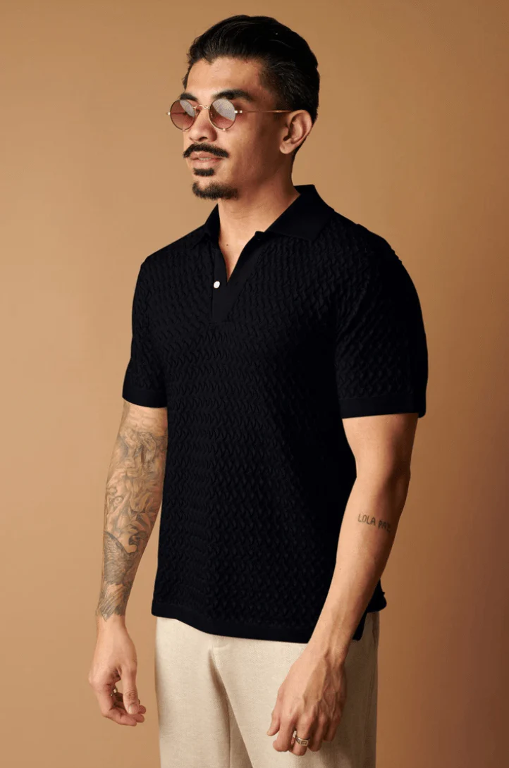 Marley Textured Cotton Polo - Image 15