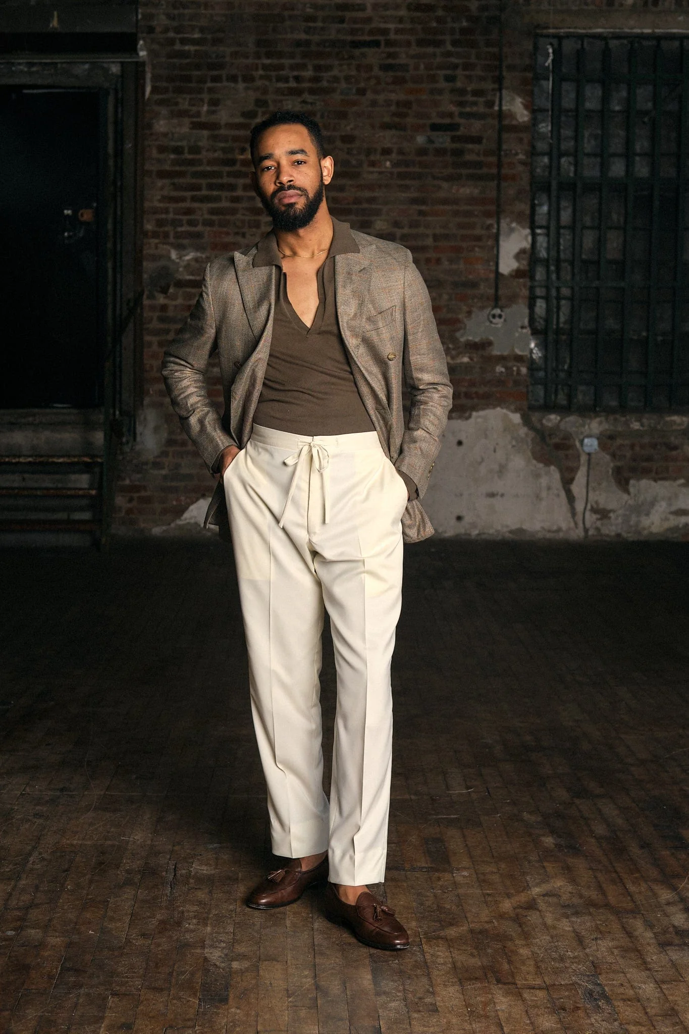 Bamboo Windowpane Jacket - Image 53