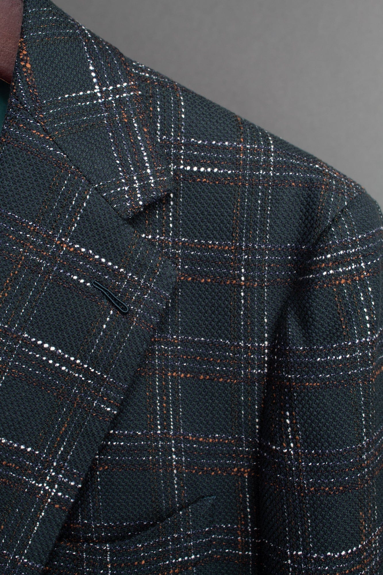 Cotton Slub Check Jacket - Image 11