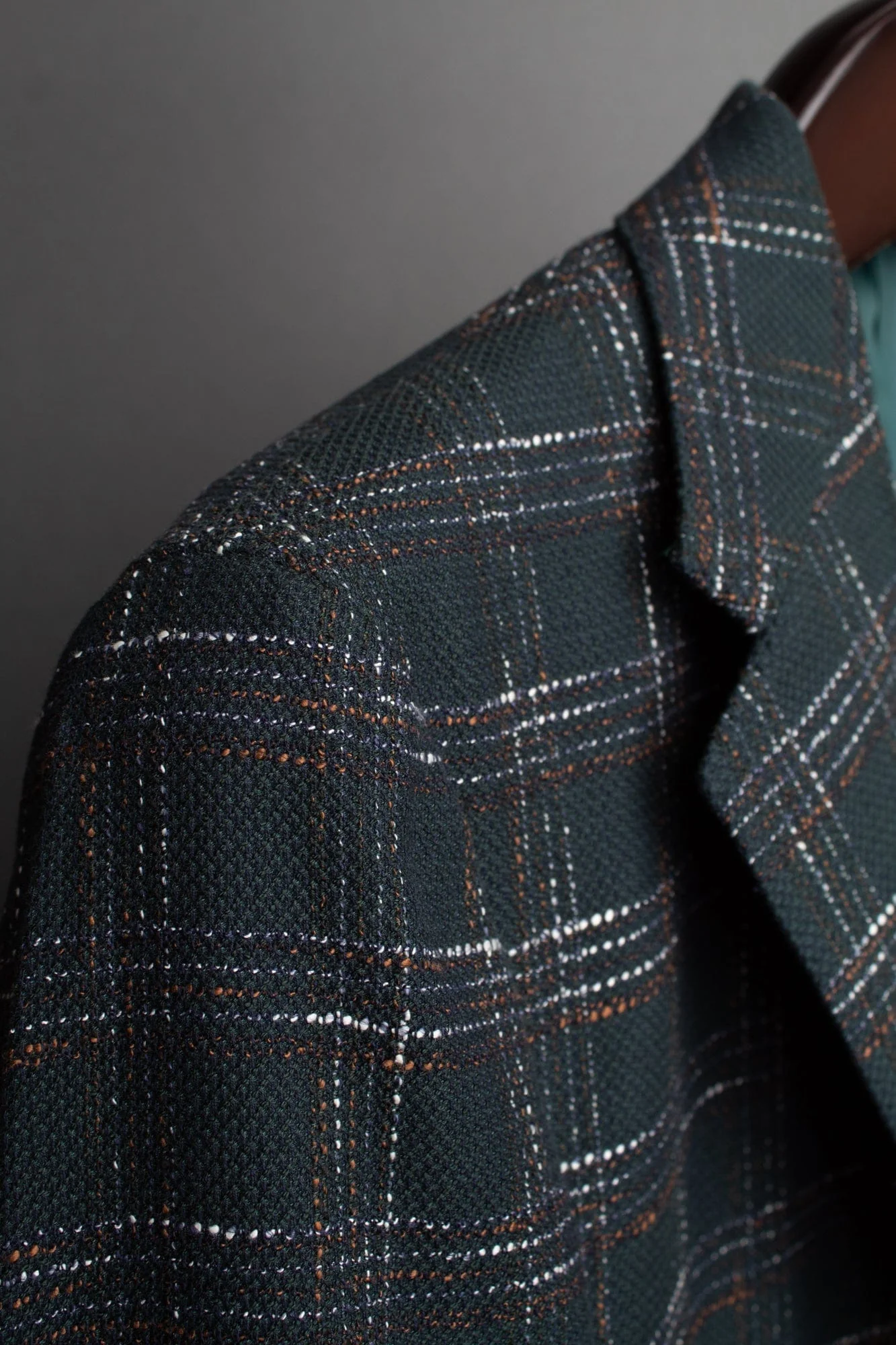 Cotton Slub Check Jacket - Image 13