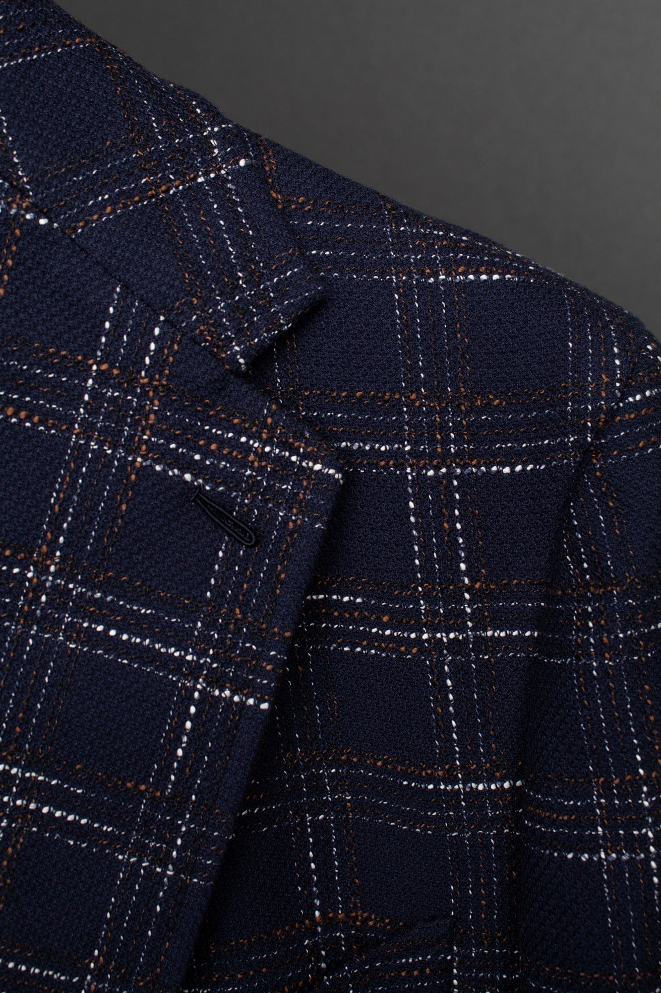 Cotton Slub Check Jacket - Image 4