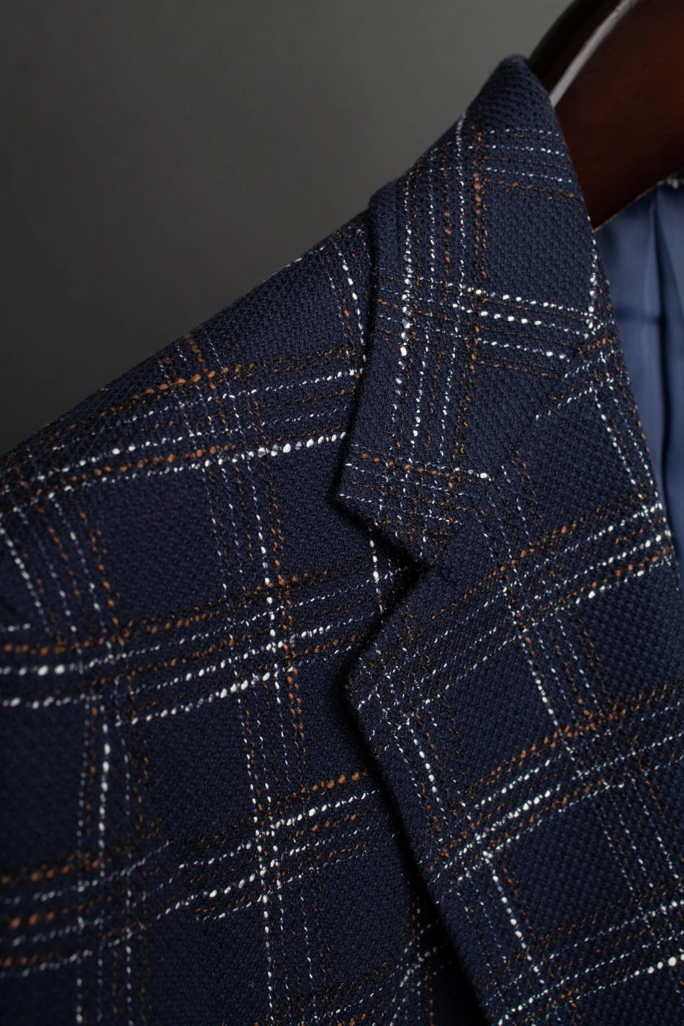 Cotton Slub Check Jacket - Image 5
