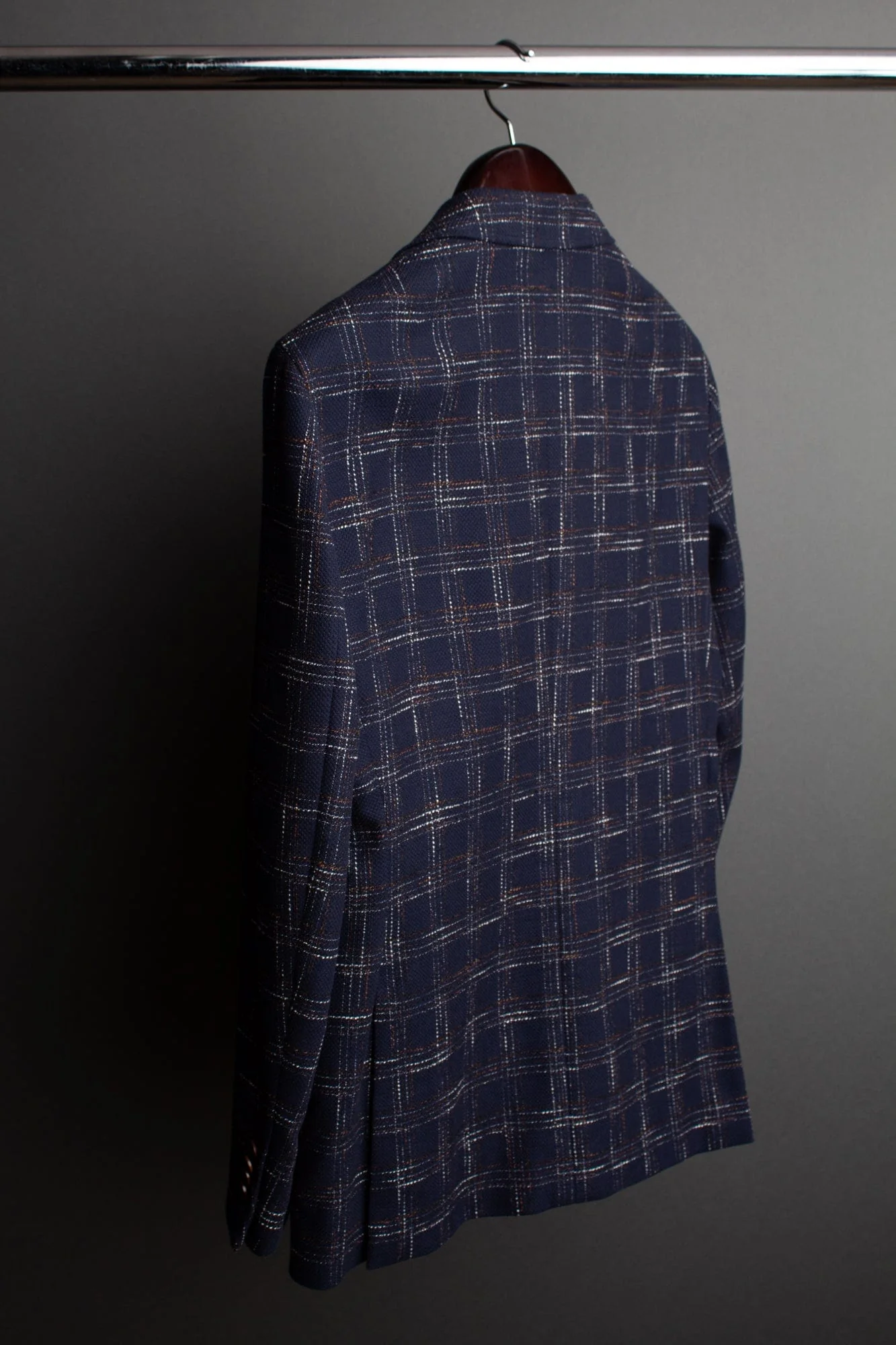 Cotton Slub Check Jacket - Image 6