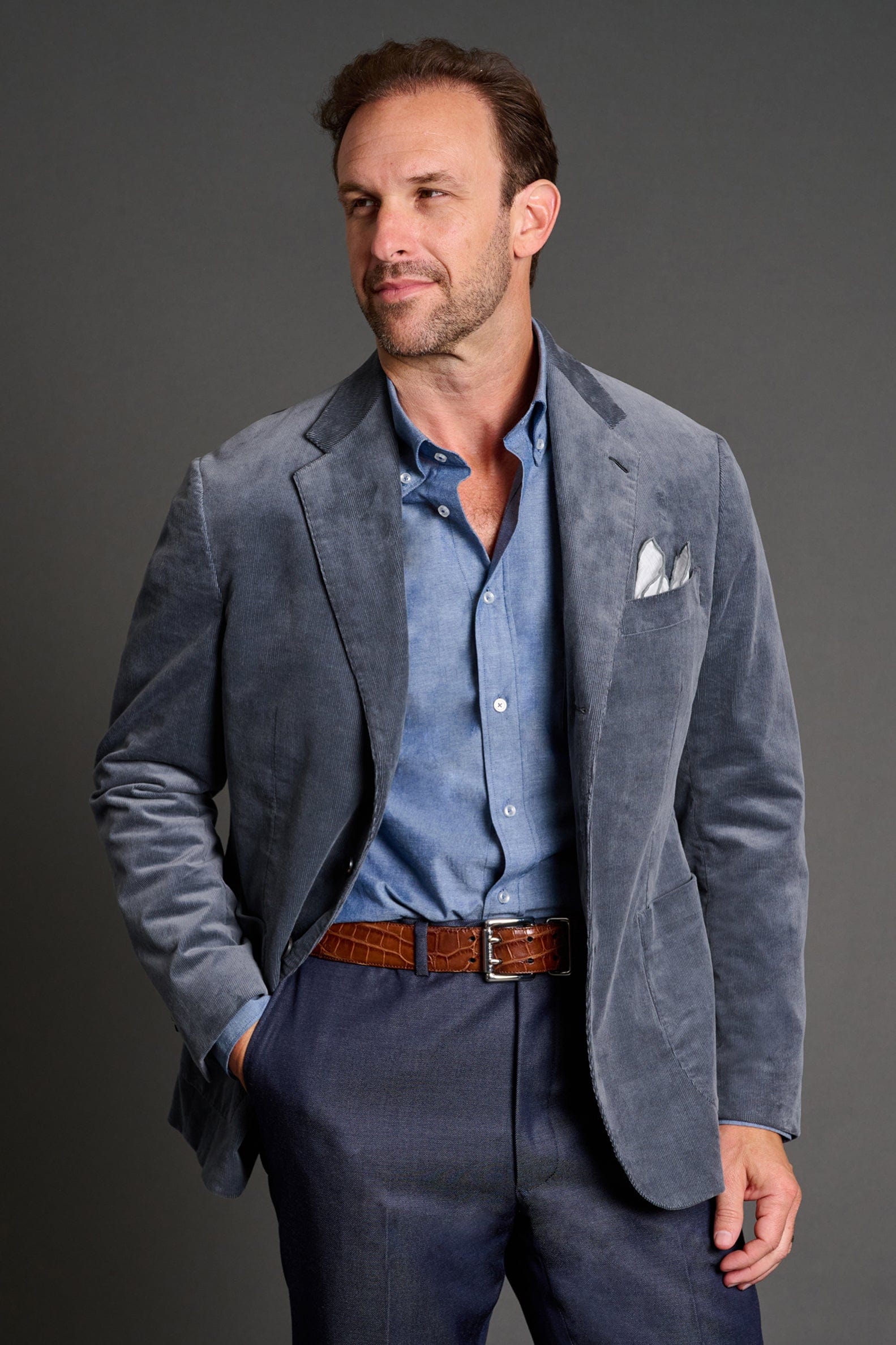 Stretch Corduroy Jacket - Image 5