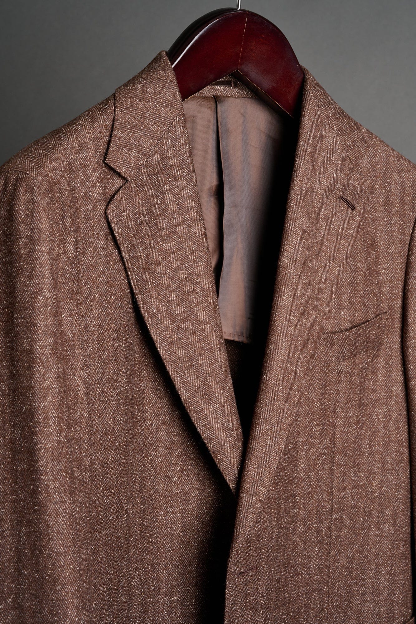 Summer Tweed Herringbone Jacket - Image 4
