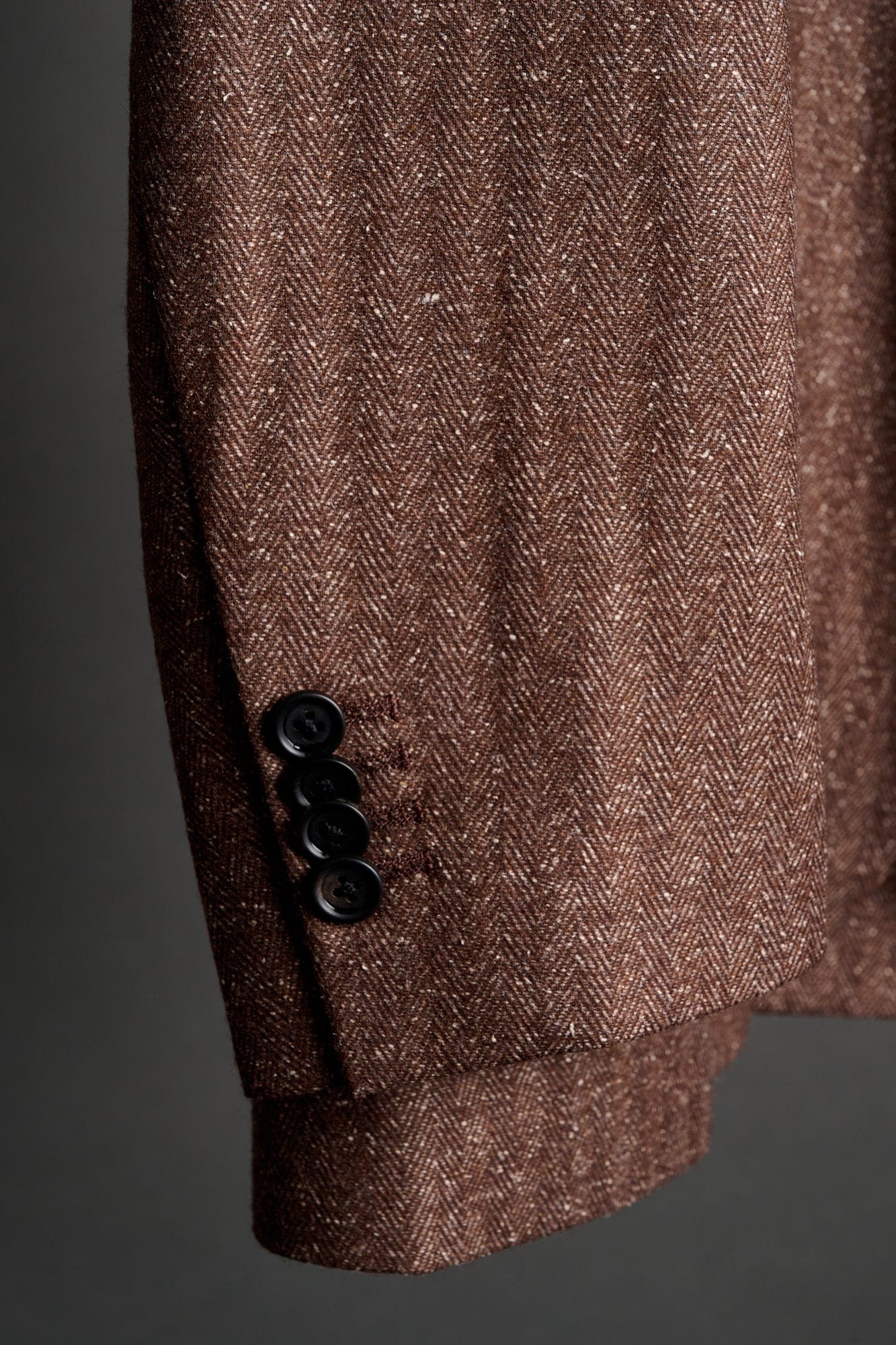 Summer Tweed Herringbone Jacket - Image 5