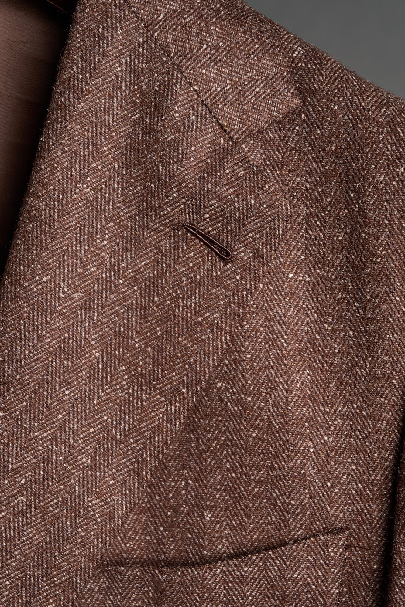 Summer Tweed Herringbone Jacket - Image 6