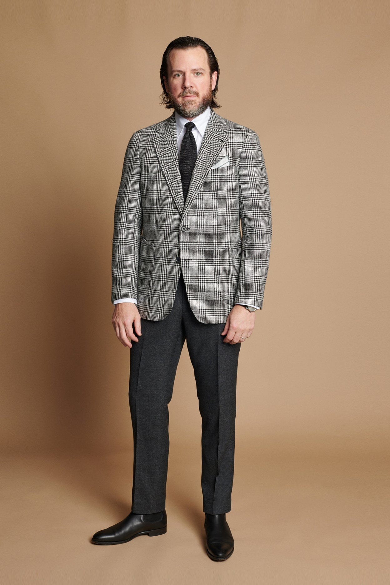 Wool & Cashmere Glenplaid Jacket - Image 36