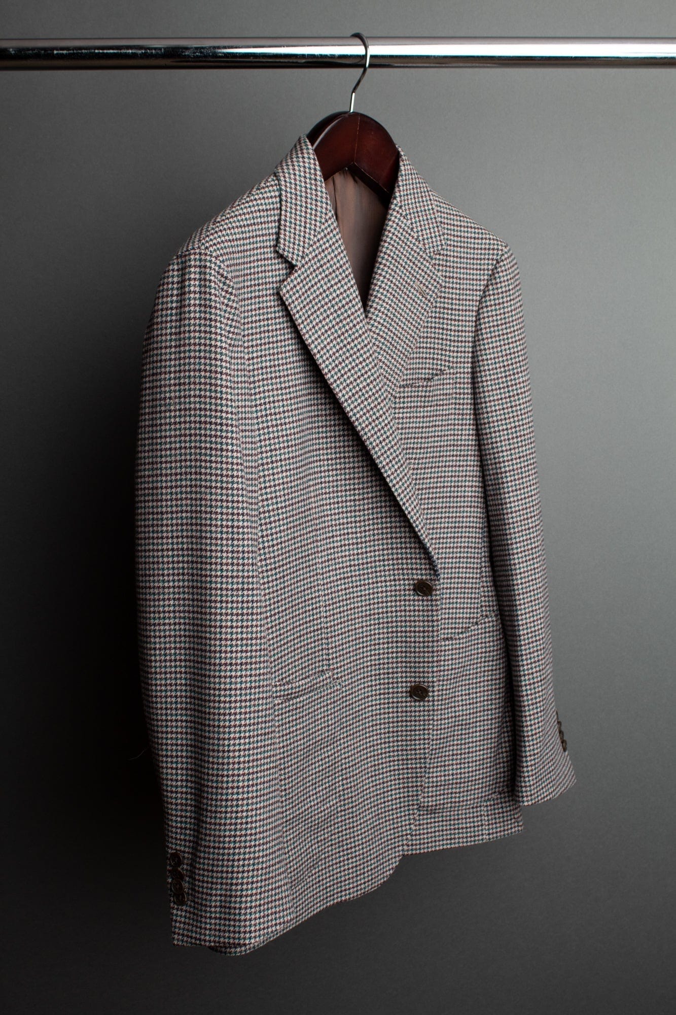 Wool & Cashmere Houndstooth Jacket - Image 9