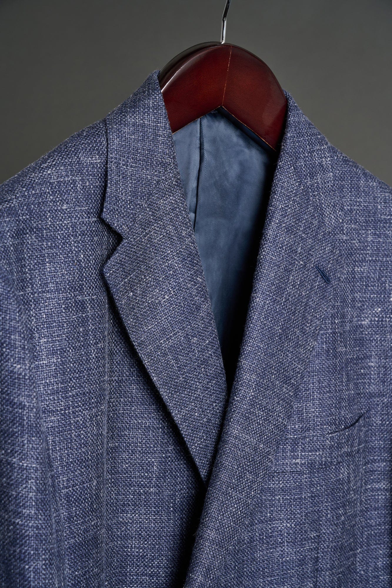 Wool, Silk & Linen Hopsack Jacket - Image 11