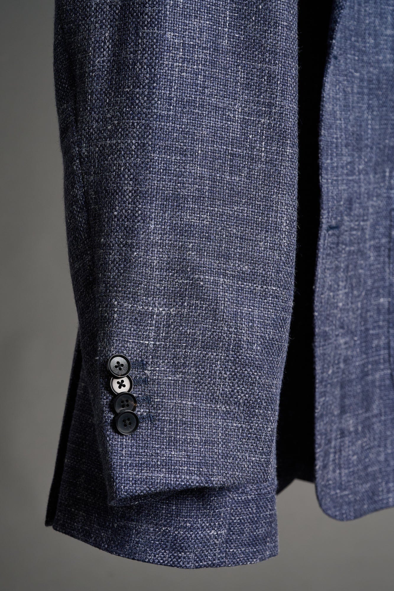 Wool, Silk & Linen Hopsack Jacket - Image 13