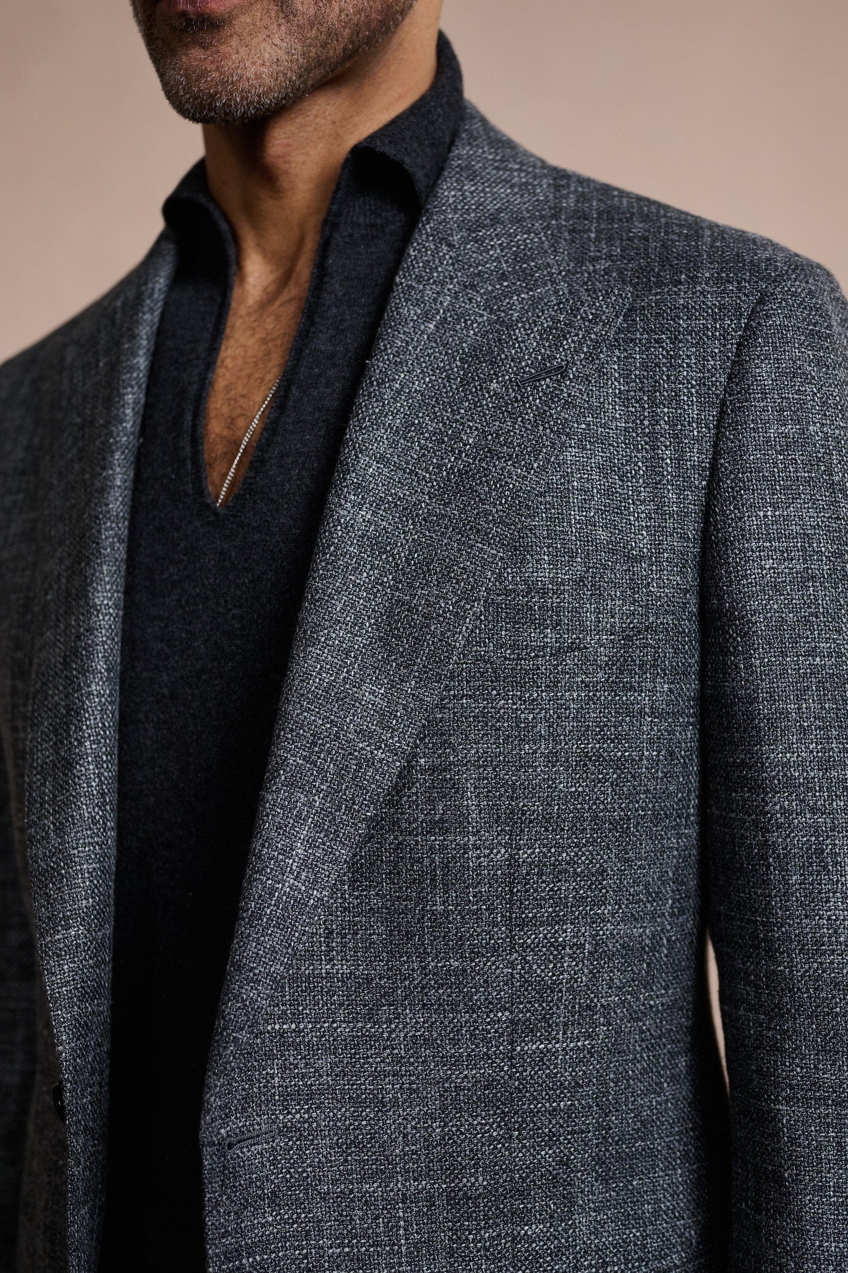 Wool, Silk & Linen Hopsack Jacket - Image 19