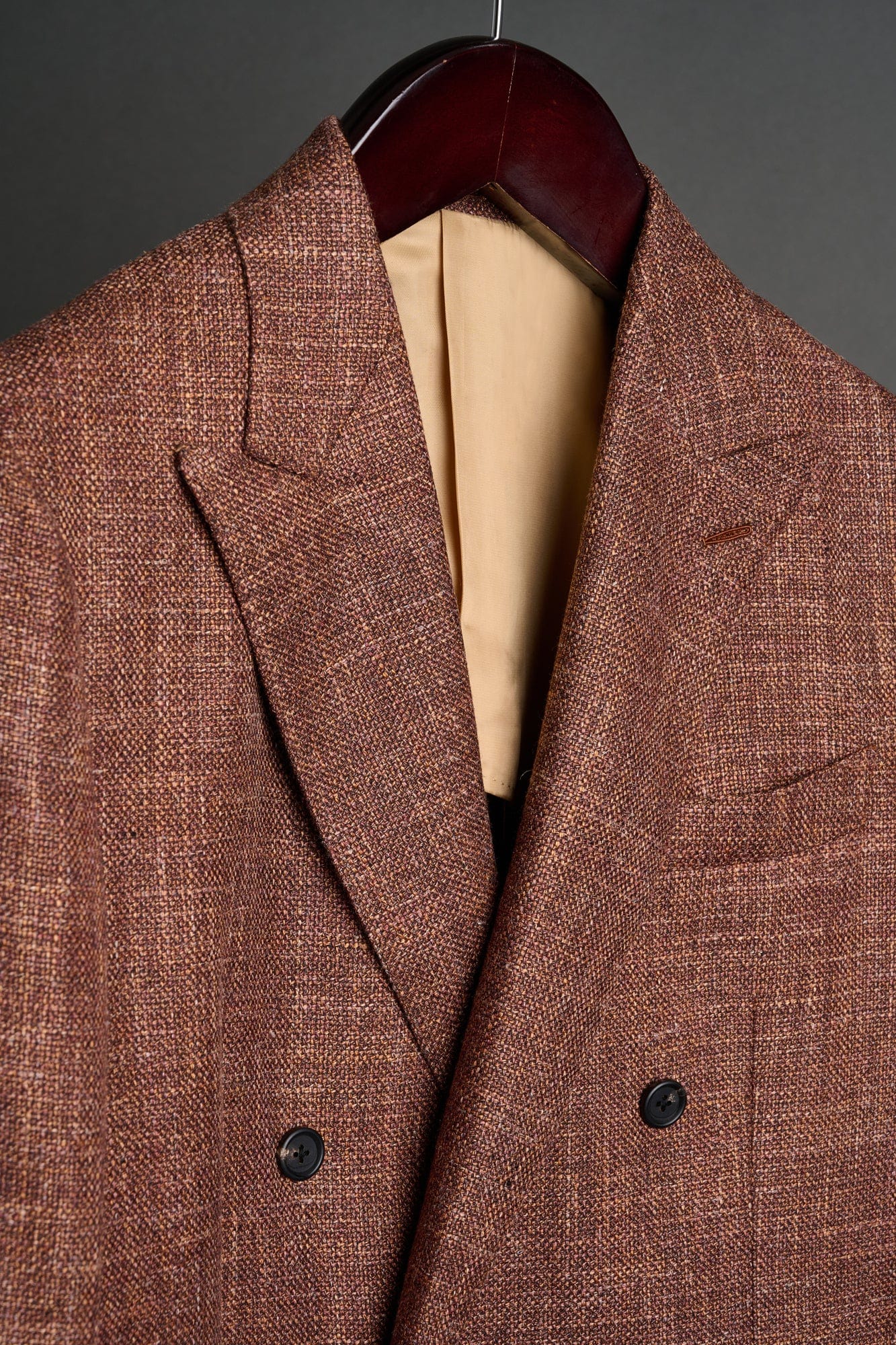 Wool, Silk & Linen Hopsack Jacket - Image 4