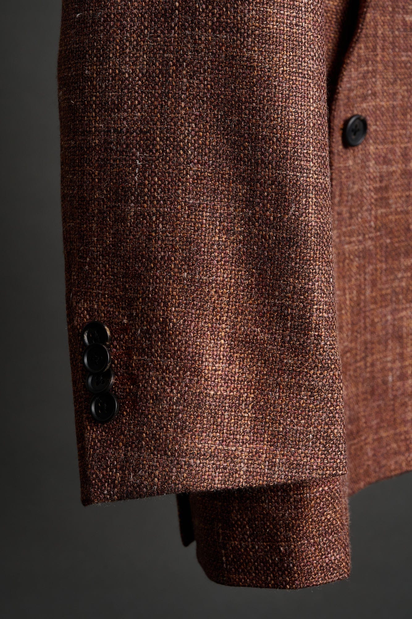 Wool, Silk & Linen Hopsack Jacket - Image 7