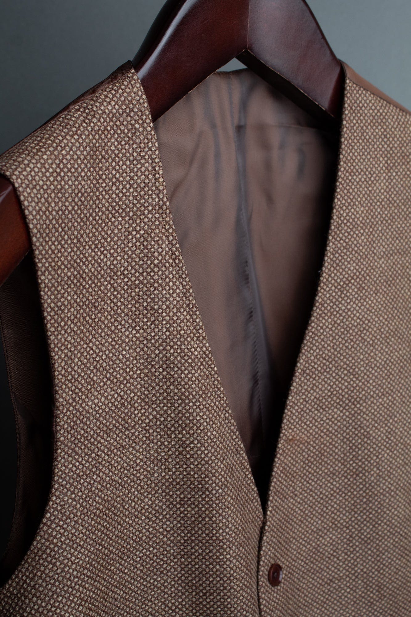 Birdseye Tweed Vest - Image 2