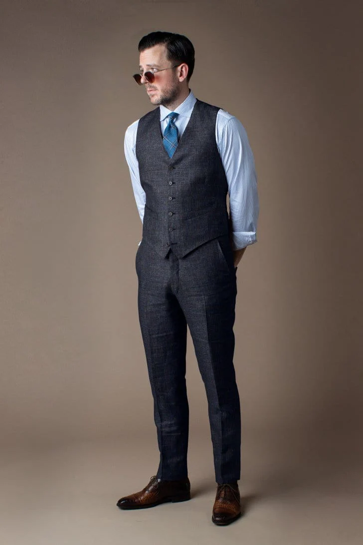 Wool & Linen Vest - Image 3