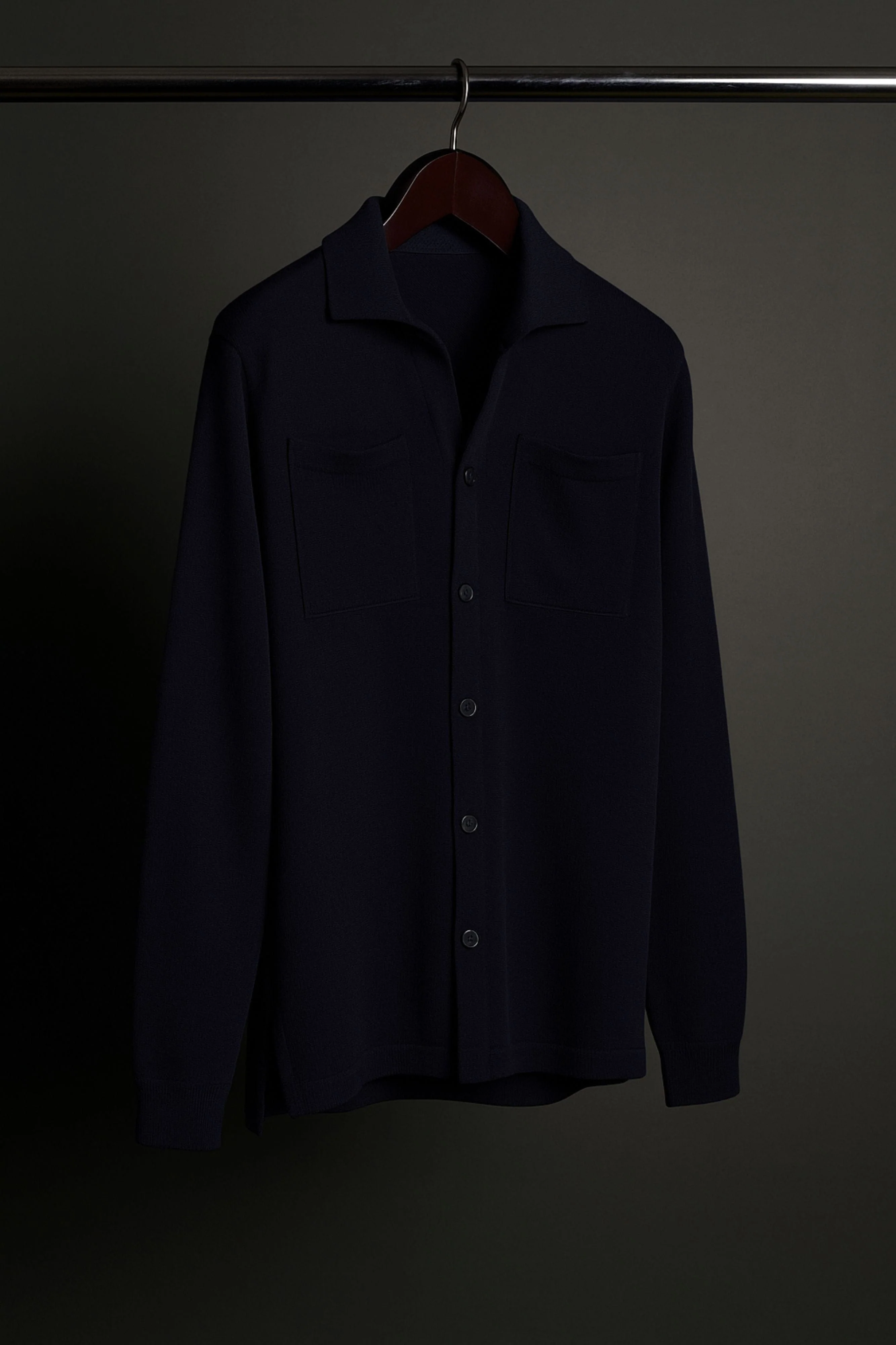 Casey Fine Merino Knit Shirt - Image 12