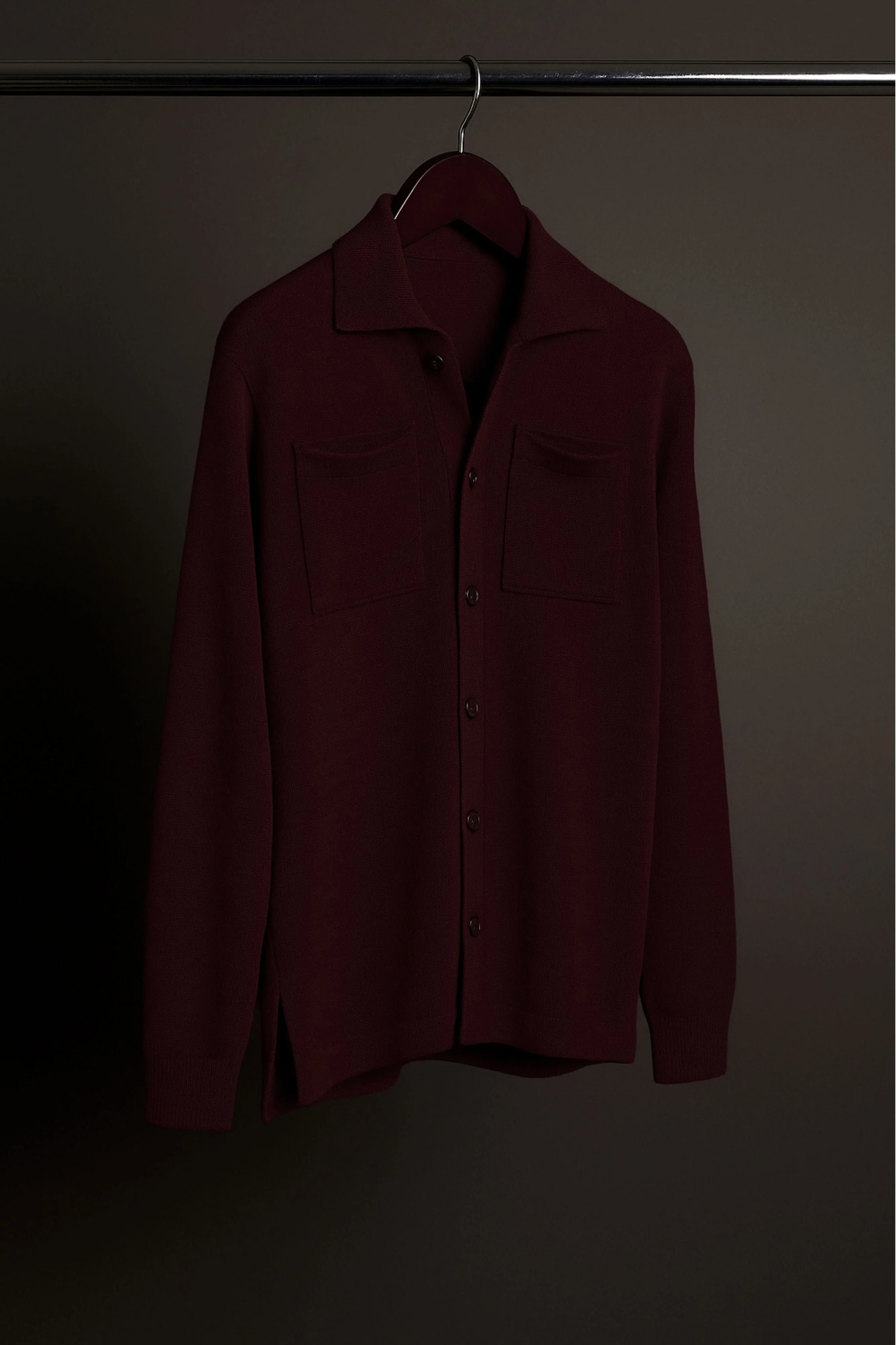Casey Fine Merino Knit Shirt - Image 15